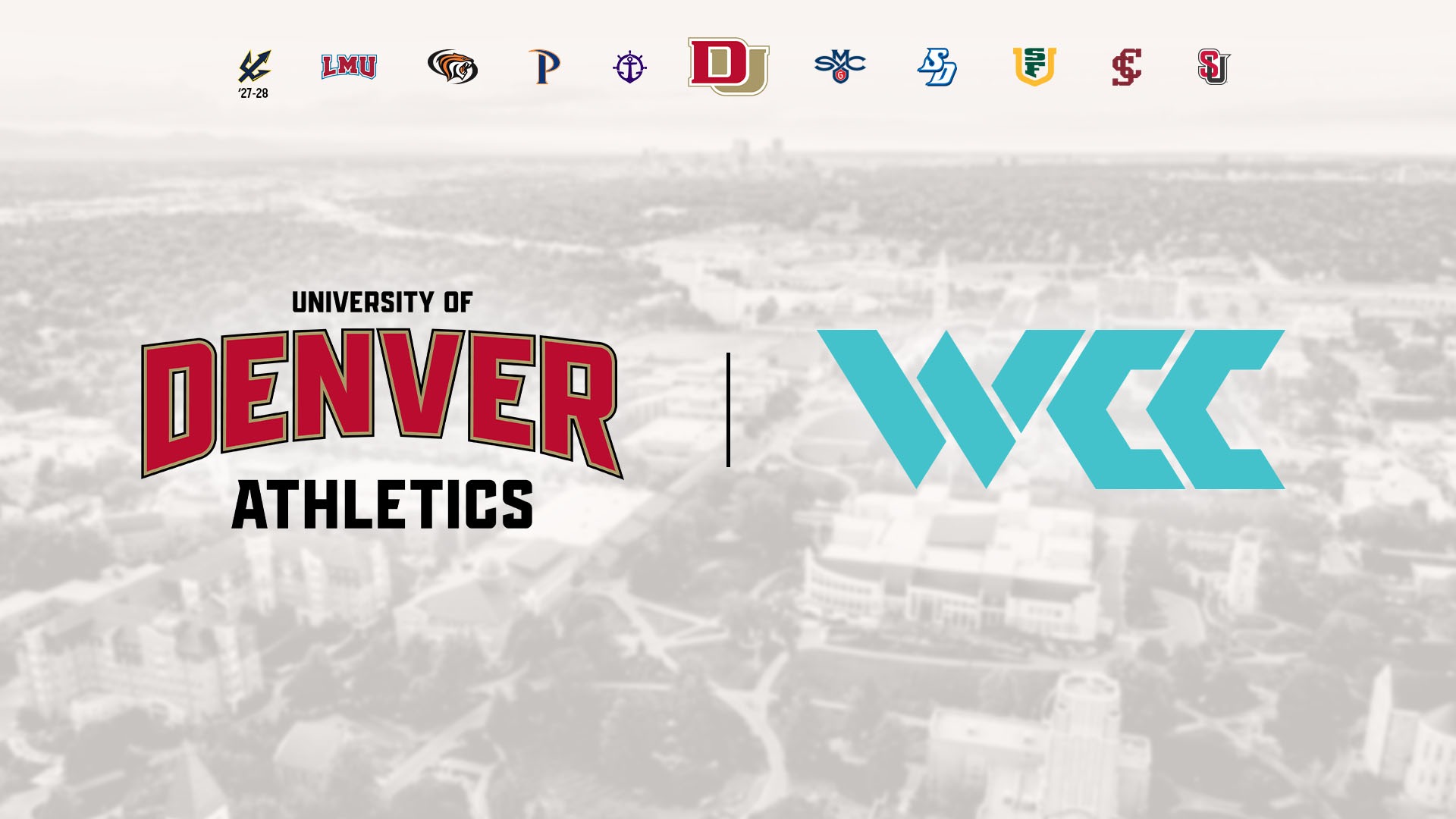 University of Denver & West Coast Conference Header
