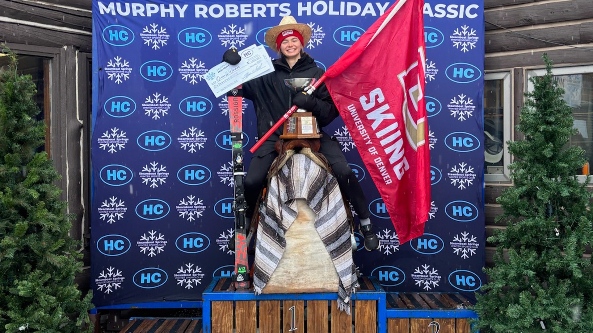 Mia Hunt 2025 Holiday Classic podium December 20