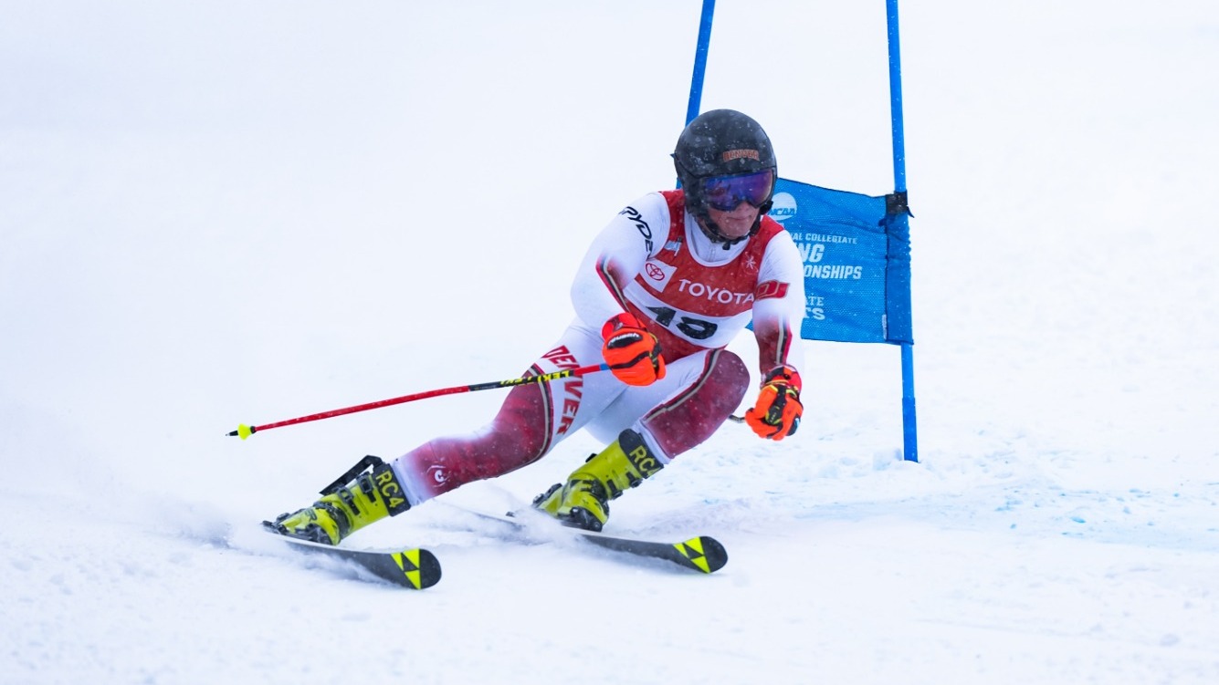 Adrian Minde Hunshammer giant slalom Montana State Invitational 