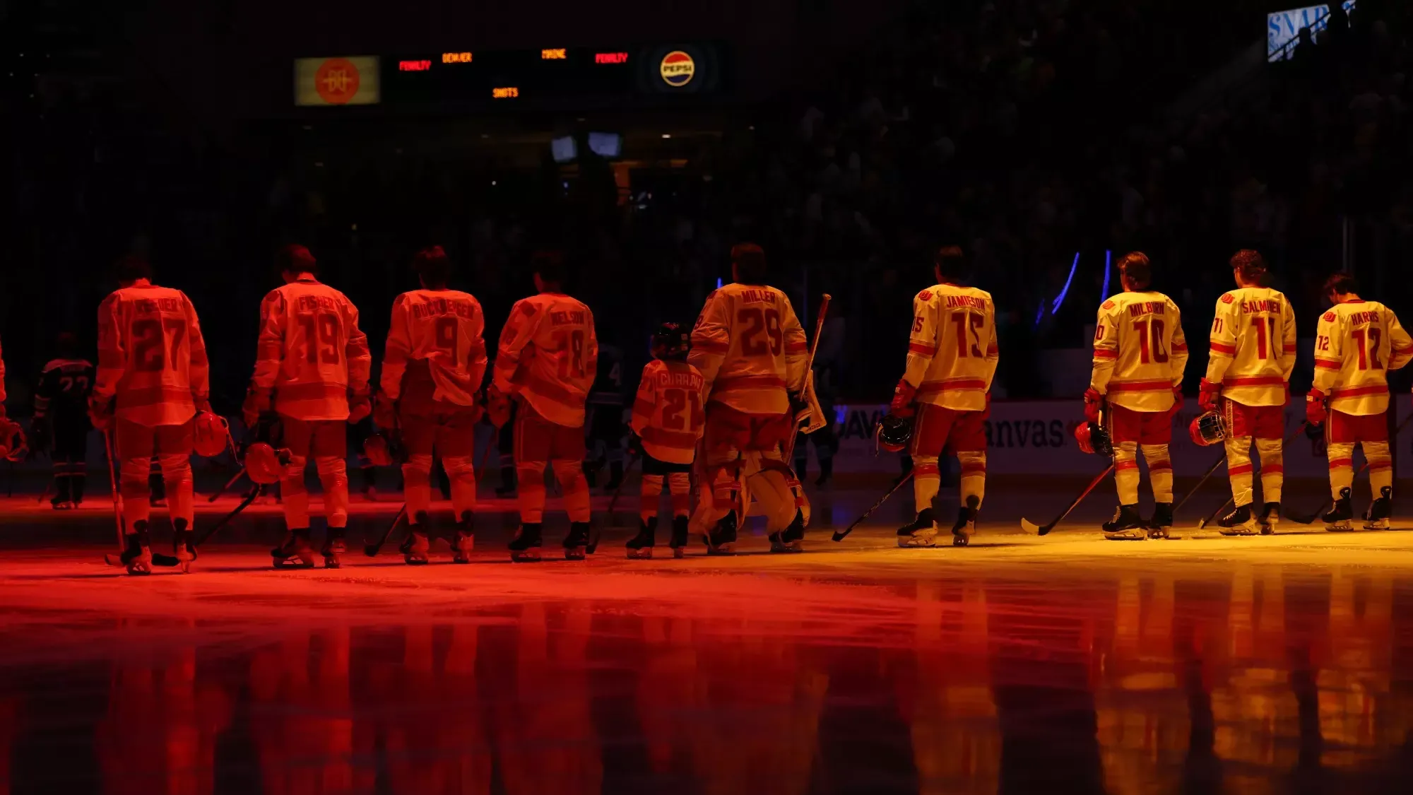 02 JAN 2026: The University of Denver men’s hockey team takes on Maine at Magness Arena in Denver, CO. ©Justin Tafoya/Clarkson Creative Photography