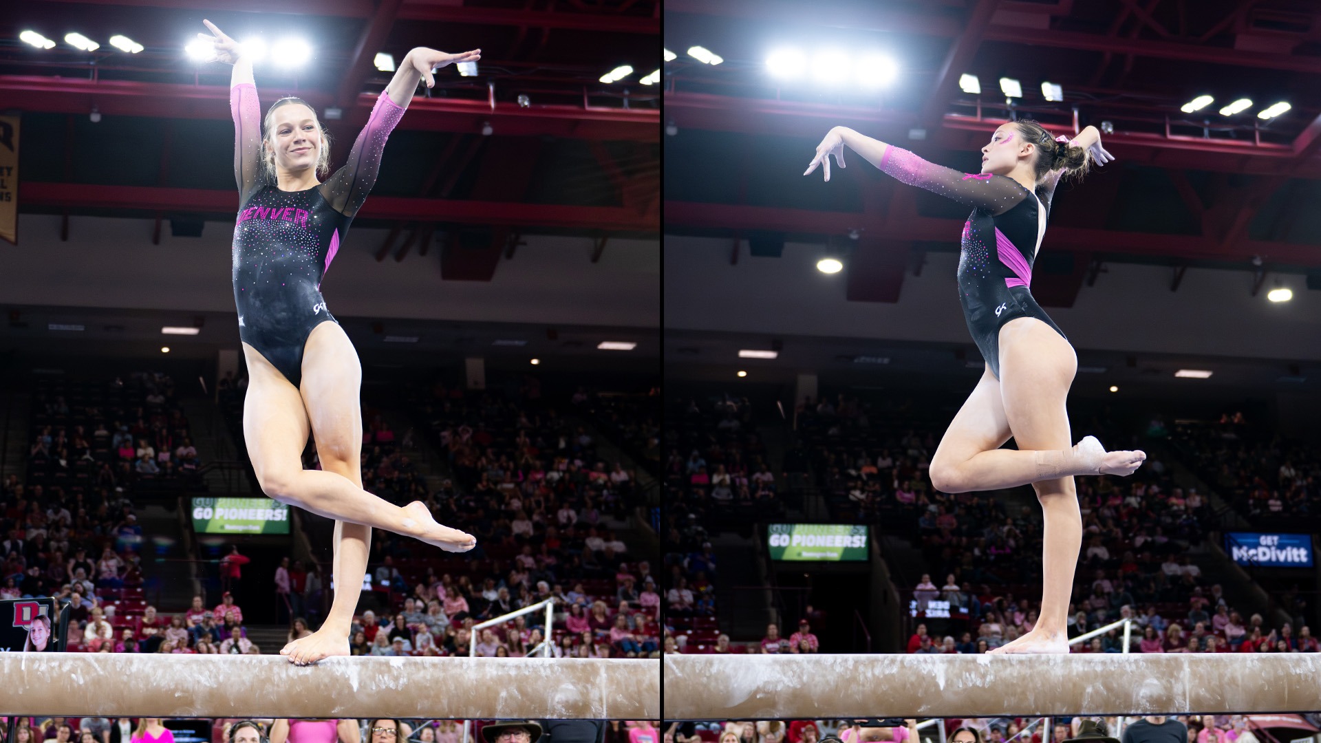Cecilia Cooley, Abby Steeley 2026 Denver Gymnastics Header
