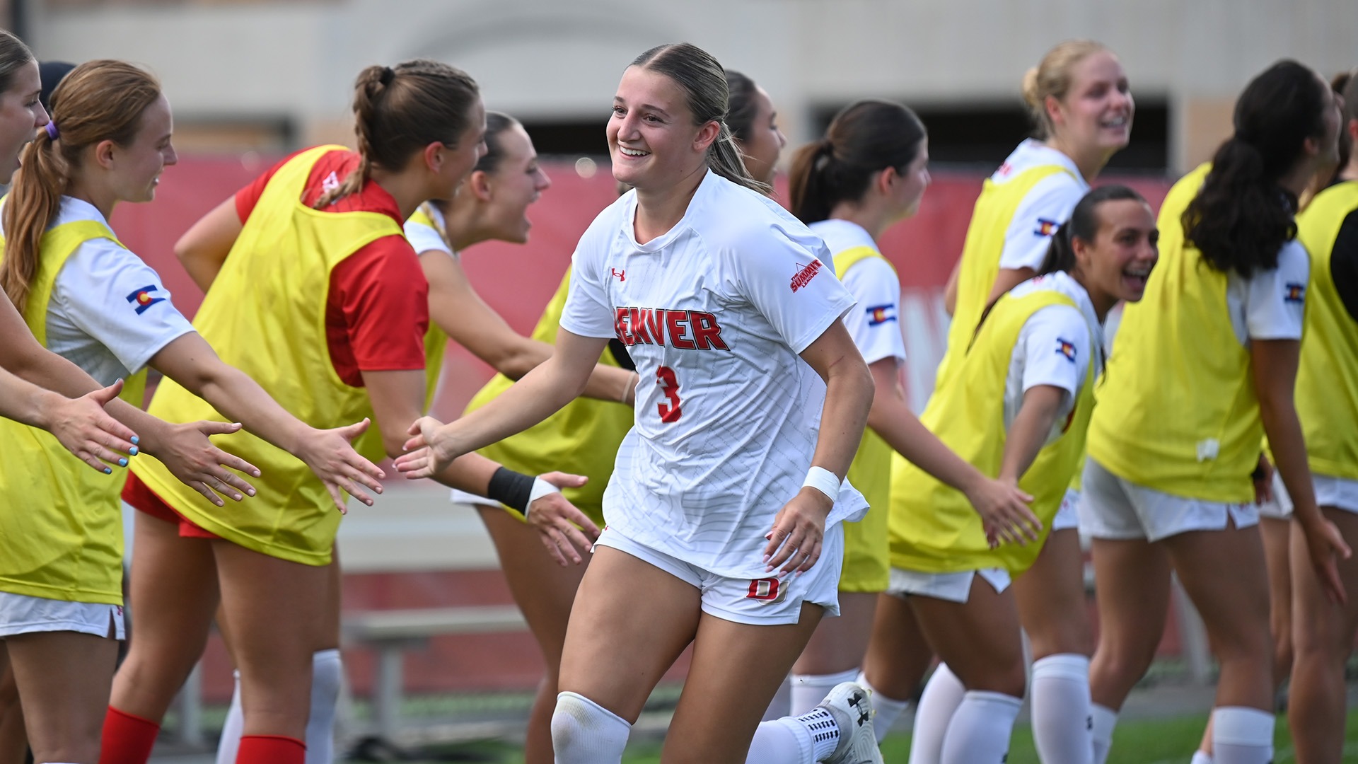 Annie Philbin & Denver Women's Soccer Team - August 28, 2025