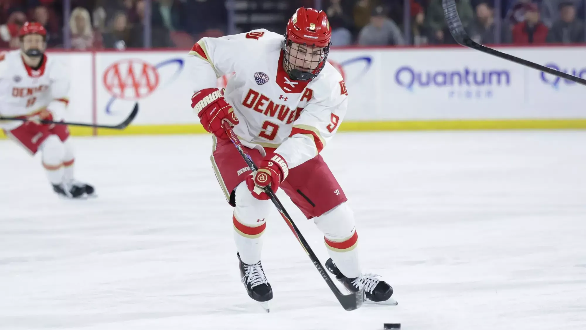 30 JANUARY 2026: The University of Denver Men’s Ice Hockey team takes on Minnesota Duluth at Magness Arena in Denver, CO. (Chris Swann/Clarkson Creative Photography)