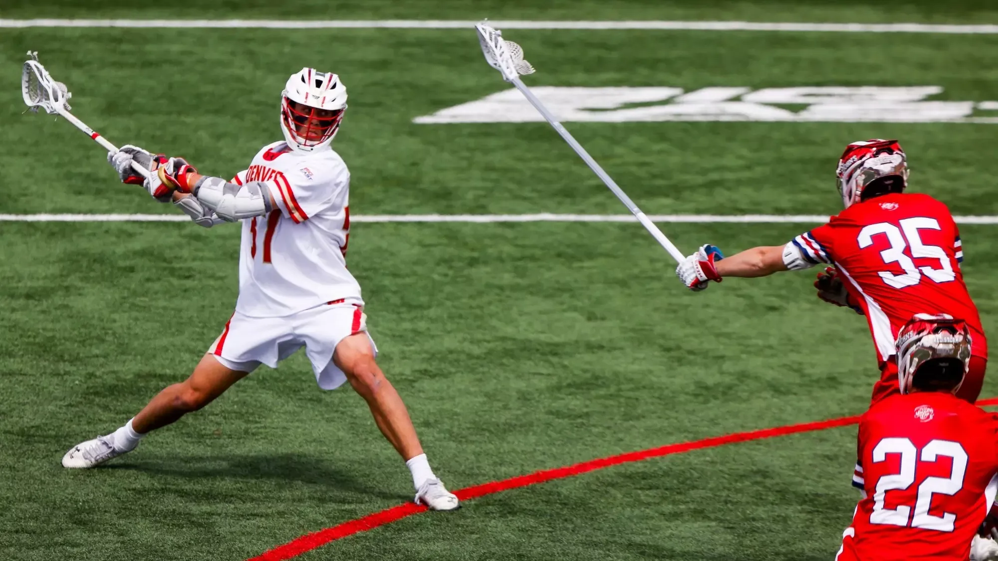 Chase Bruno shoots vs. St. John's