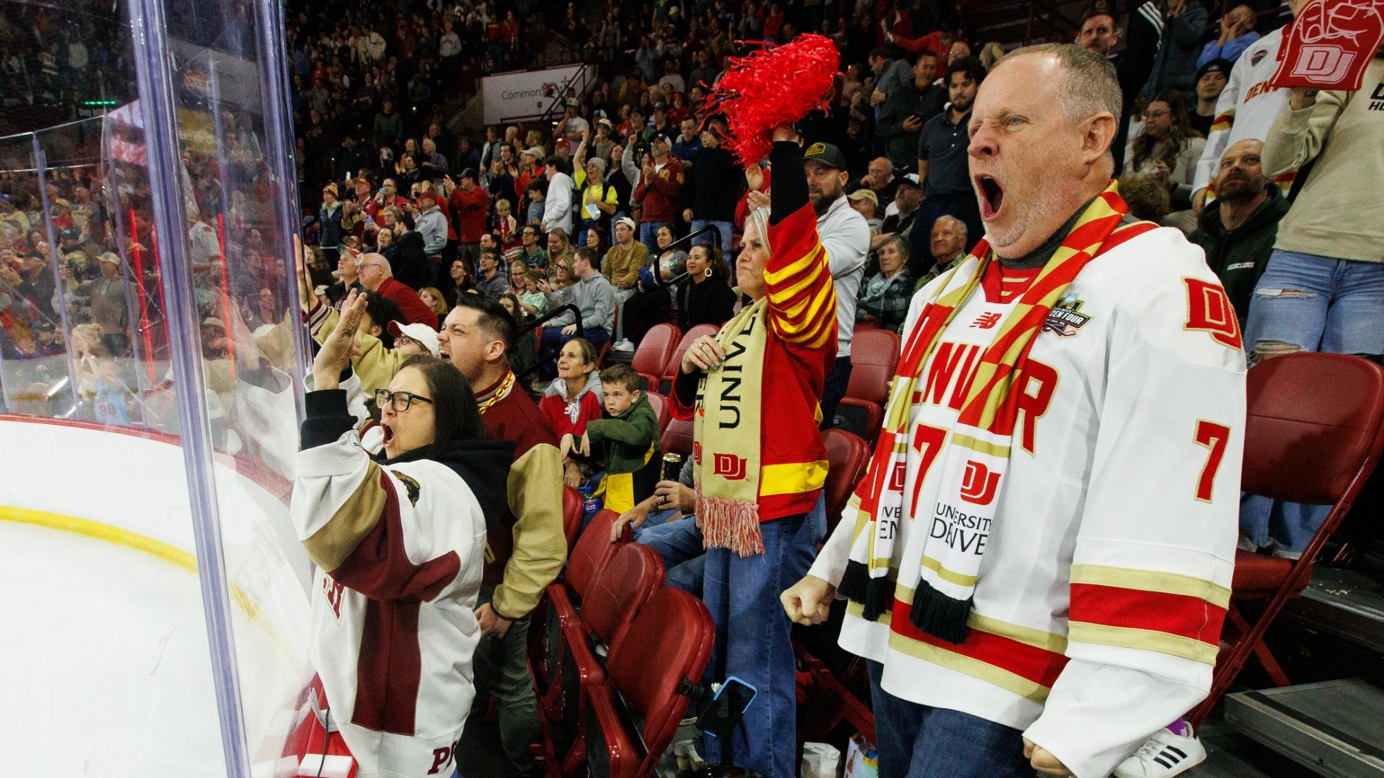 Fans Magness Arena NCHC Semifinals Western Michigan 2026 March 14