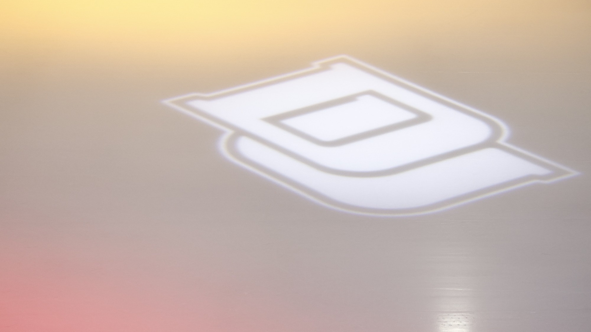 General hockey on-ice DU logo
