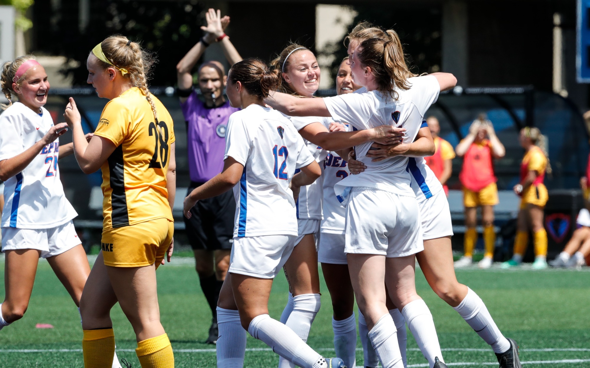 DePaul Takes Down Samford 21, Winning Its First Match of the Season DePaul University Athletics
