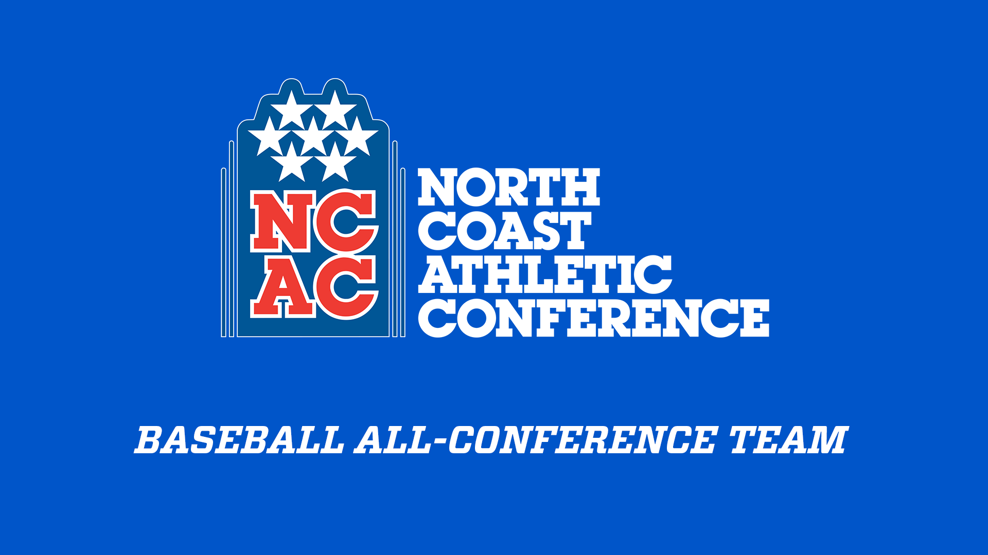 2025 All-NCAC Baseball Graphic