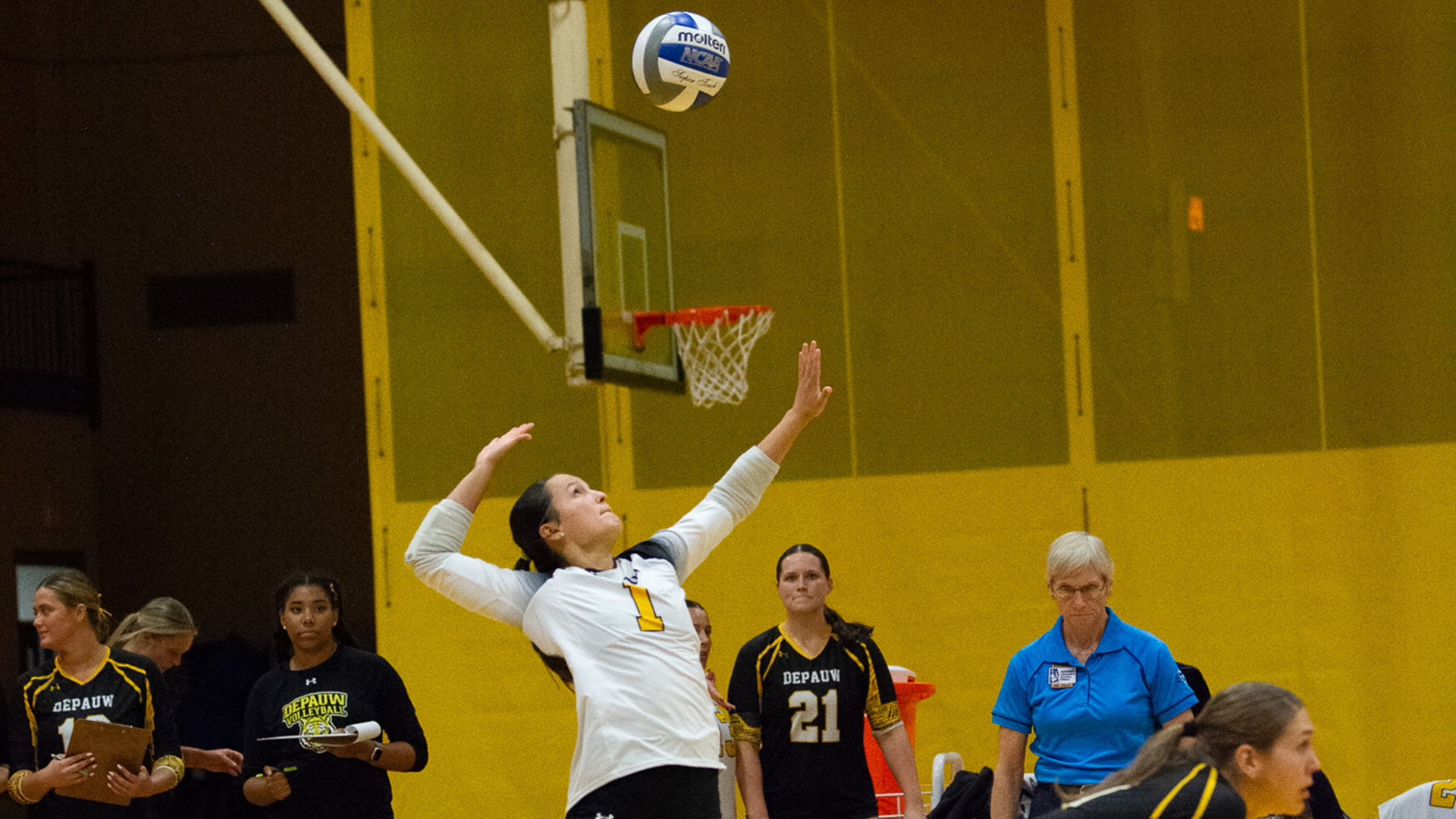 Sophia Leonardi serve