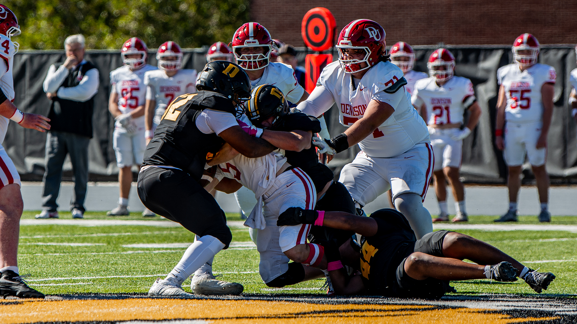 DePauw on defense