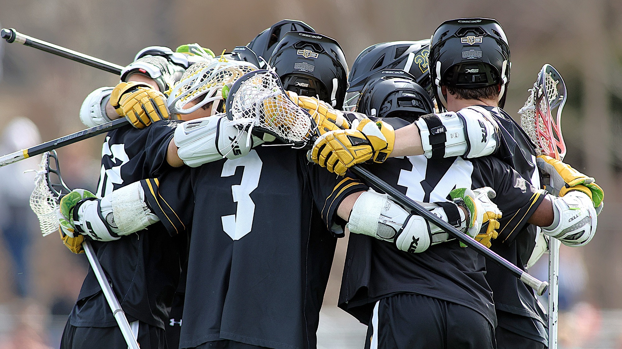 Men's Lacrosse Huddle