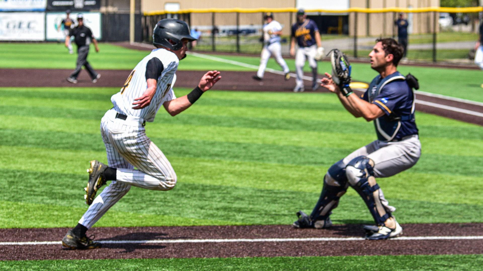Bryson Dorsey scores DePauw's first run