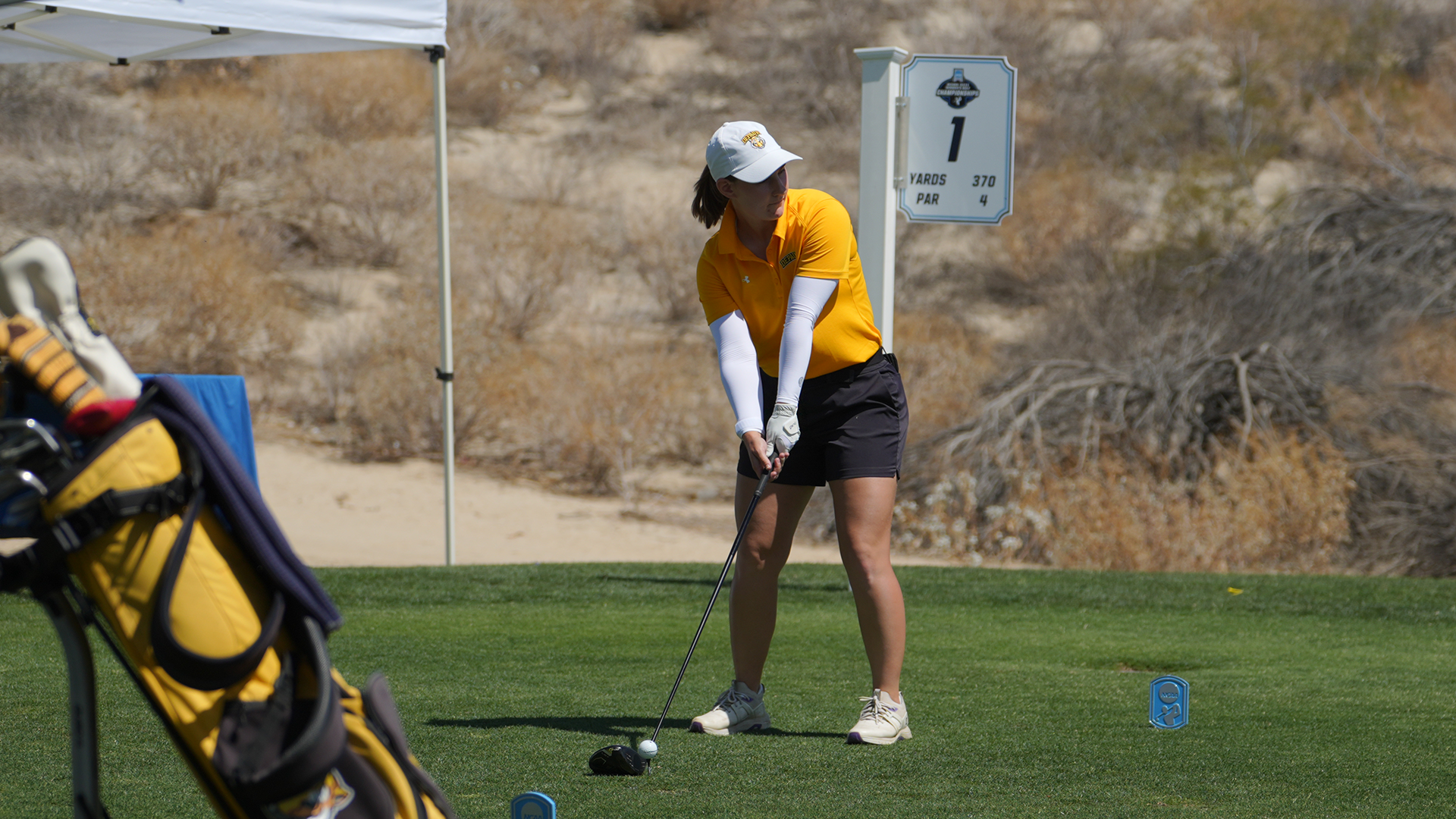 Becky Williams during opening round of 2026 NCAA Women's Golf Championships