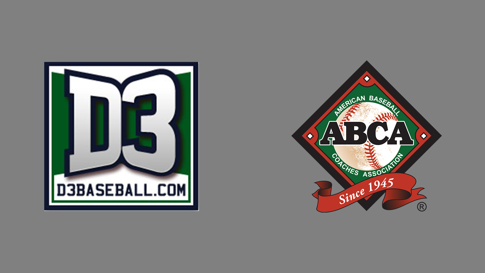 D3baseball.com and ABCA logos