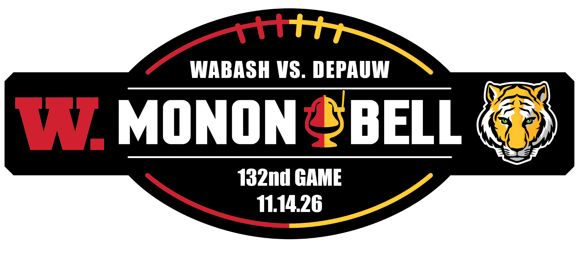 2026 Monon Bell Game logo