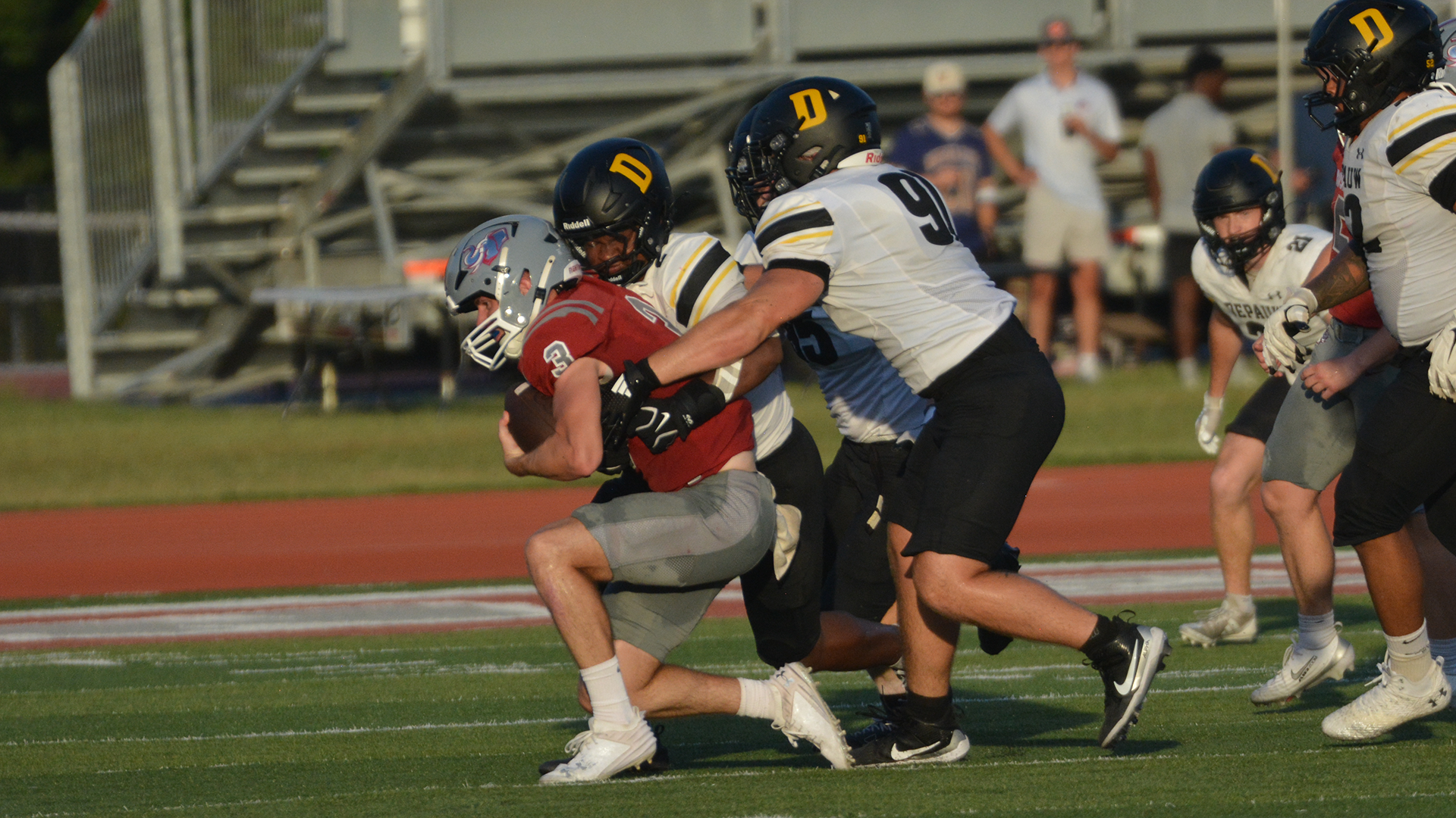 DePauw football defense vs. Rose-Hulman