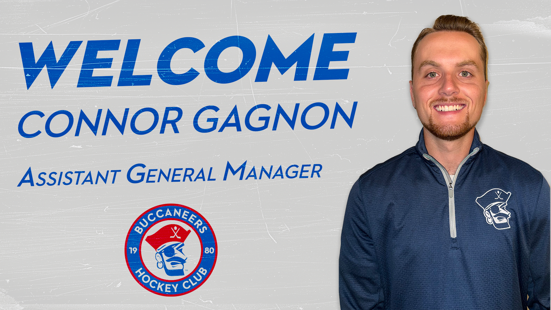 welcome connor gagnon assistant general manager