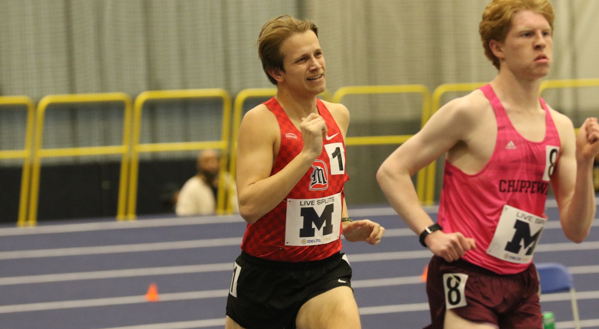 Nicholas Fringer in the mile 