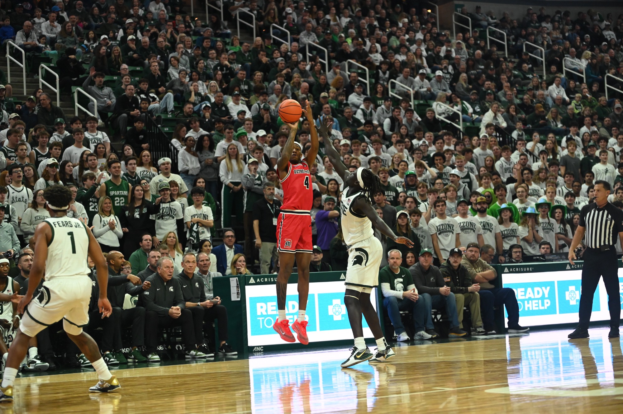 Keshawn Fisher shoots a 3-ball
