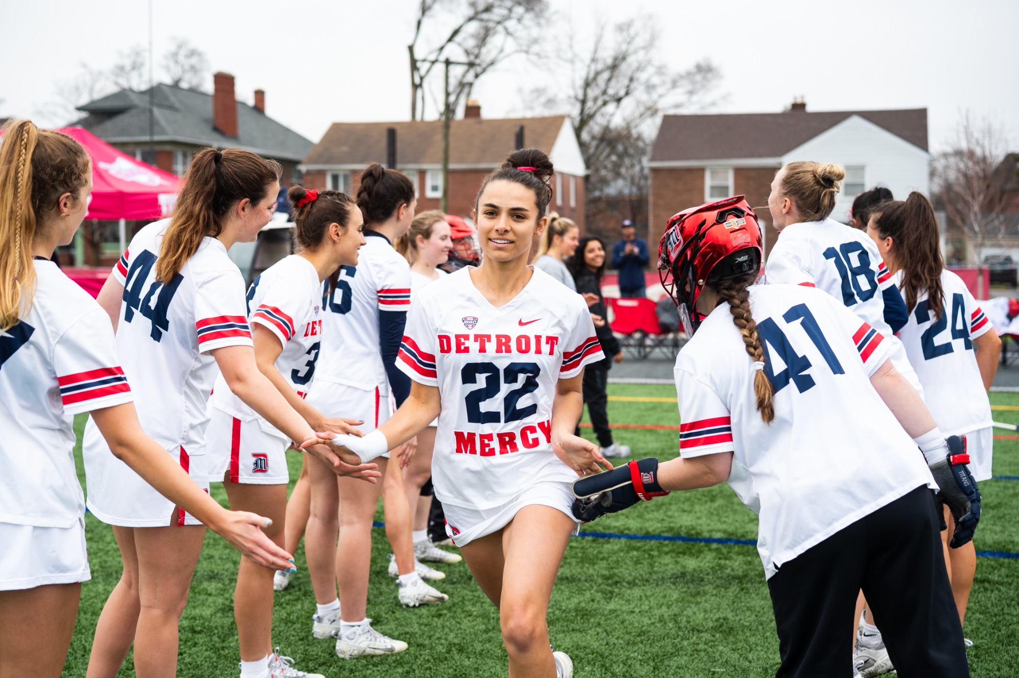 Vanessa Evans being introduced 