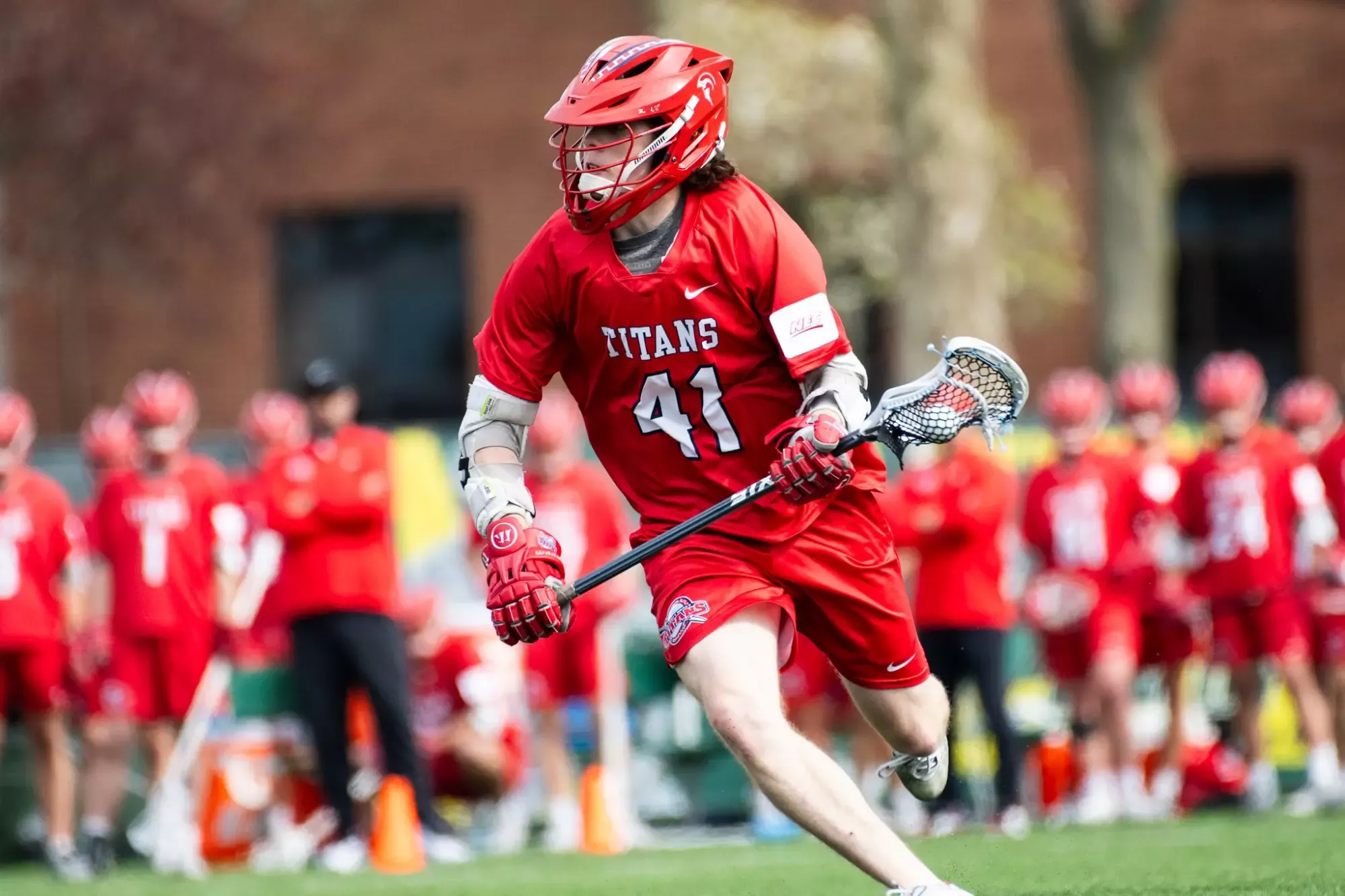 Ethan Conover on offense 