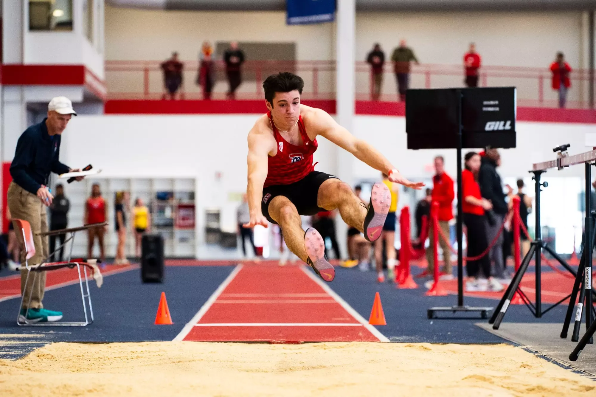Joey DeCasas in the long jump