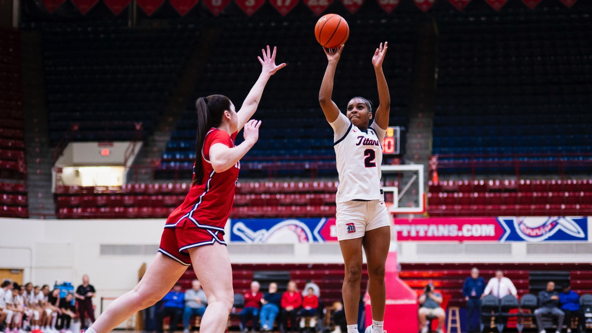 Makayla Jackson shoots a jumper