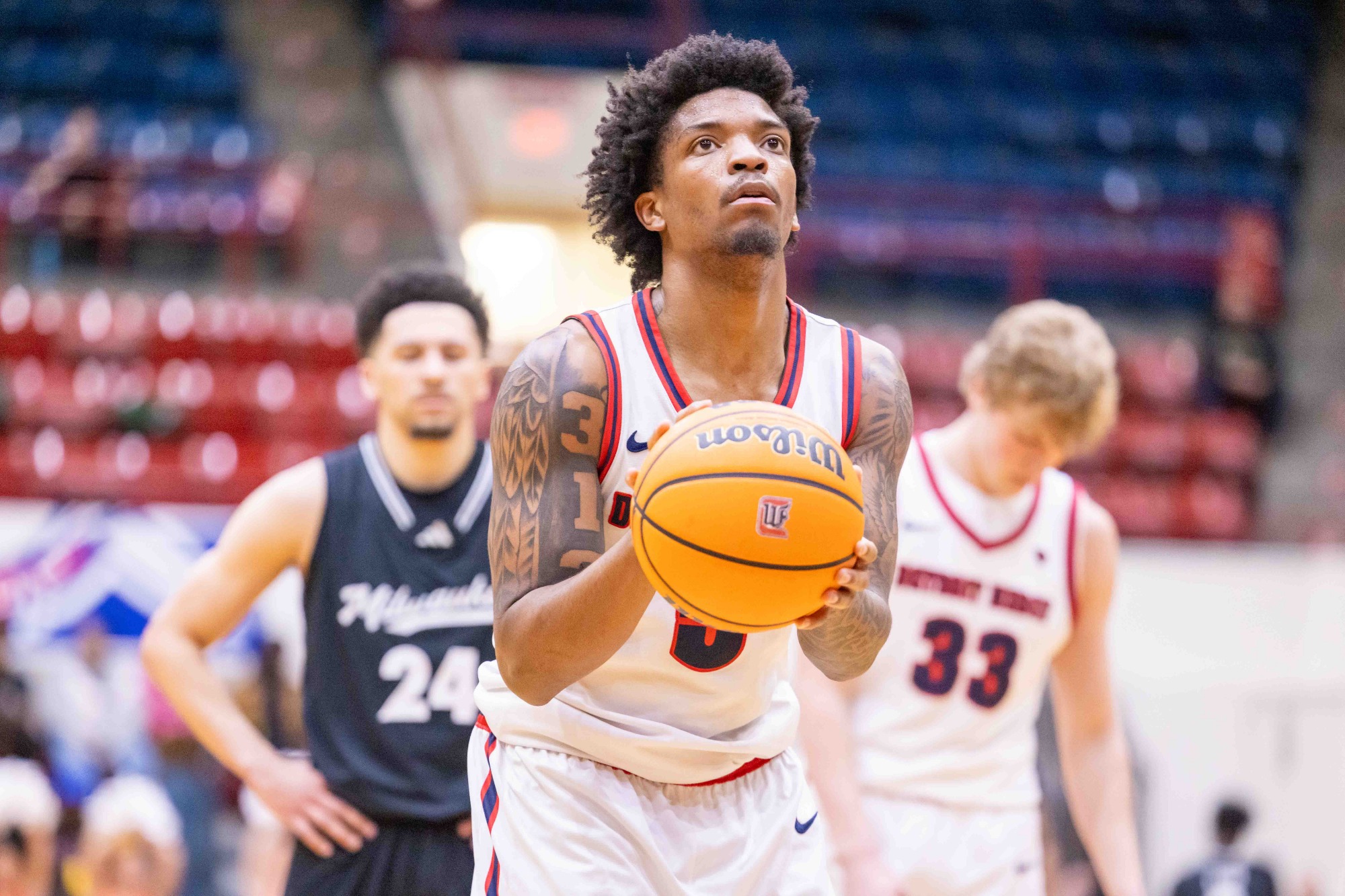 Orlando Lovejoy at the line