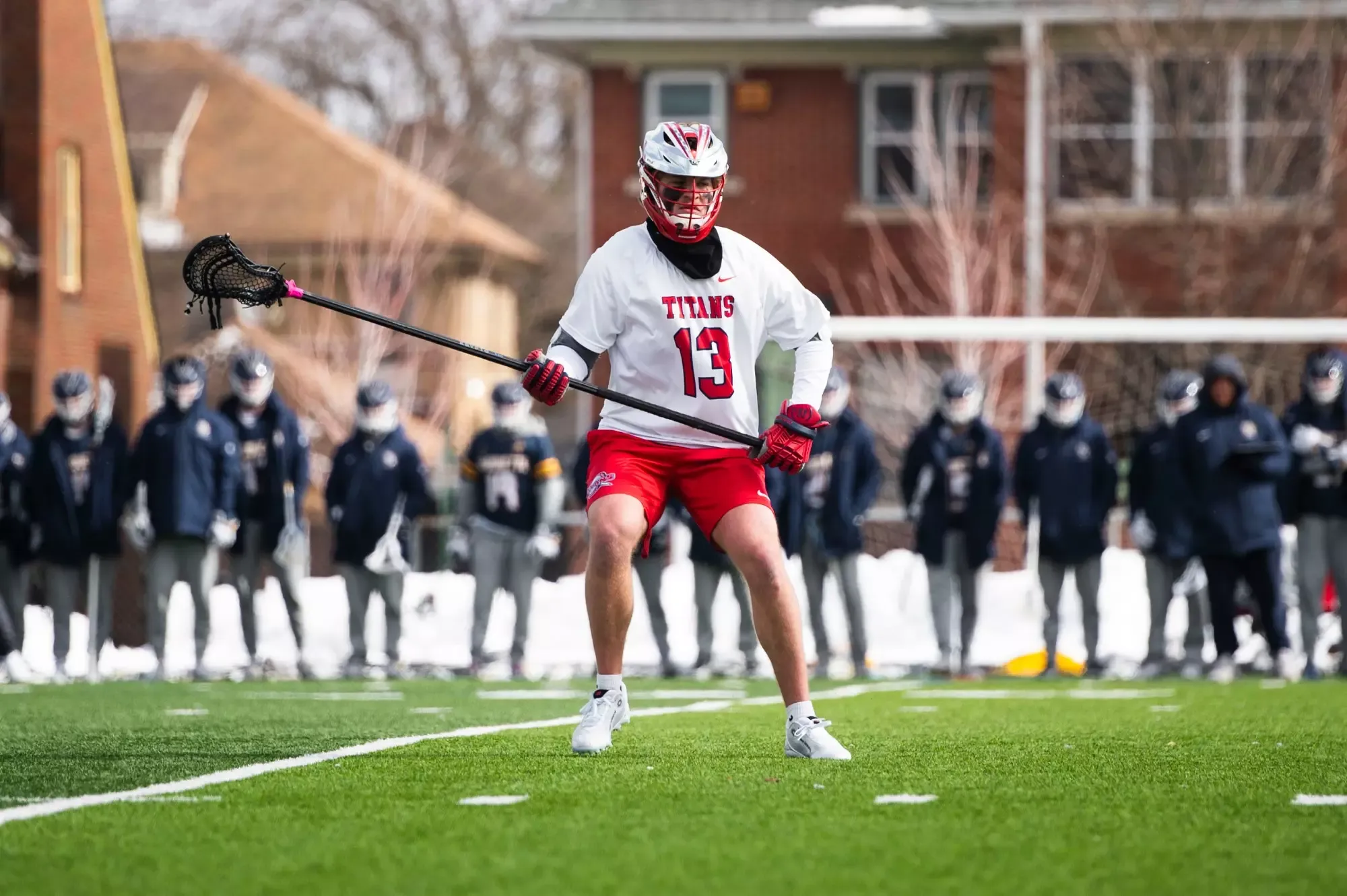 Jacob Czarnota on defense 