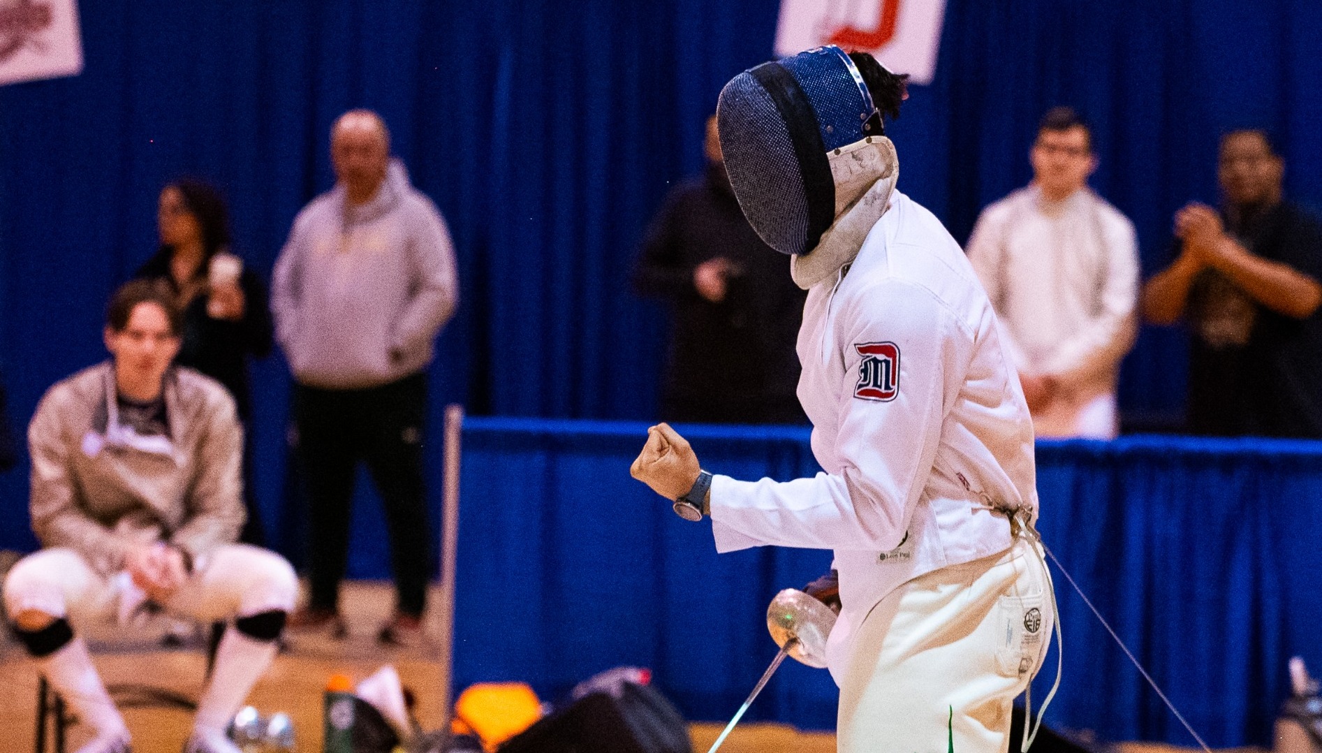 Arturo Rangel celebrates a win