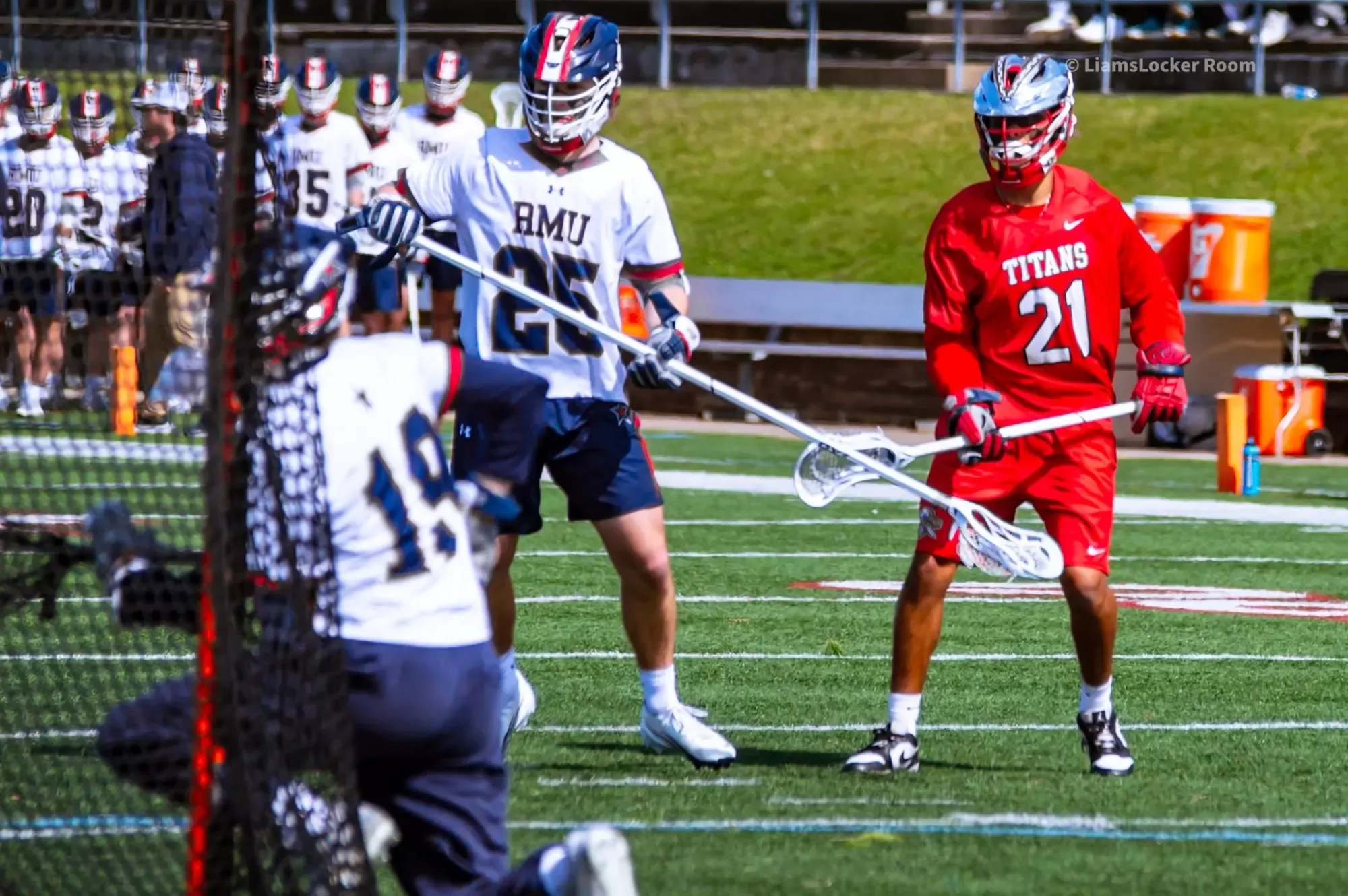 Julian Greendeer takes a shot