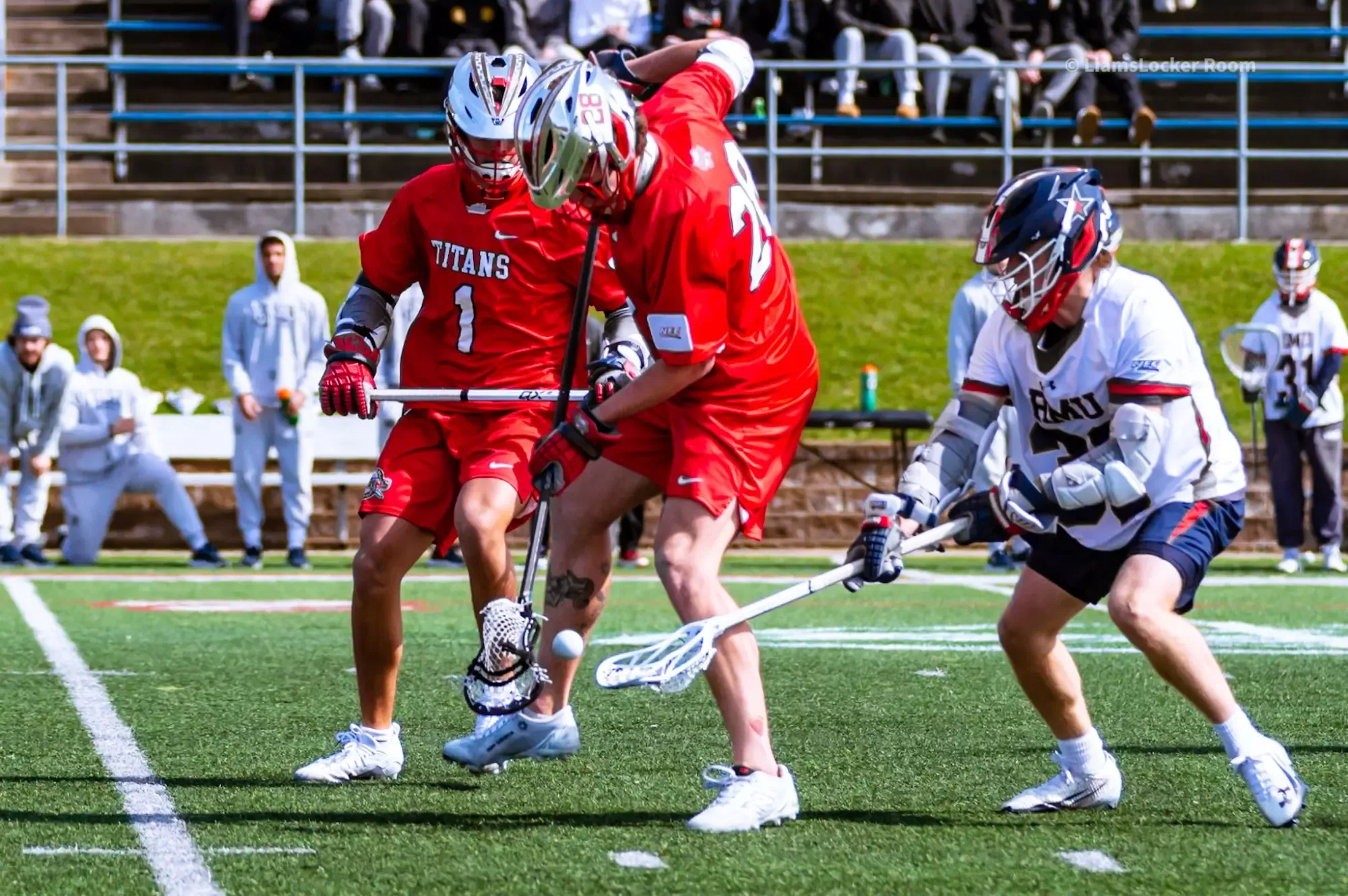 Ian Greenwell battles for a ground ball 