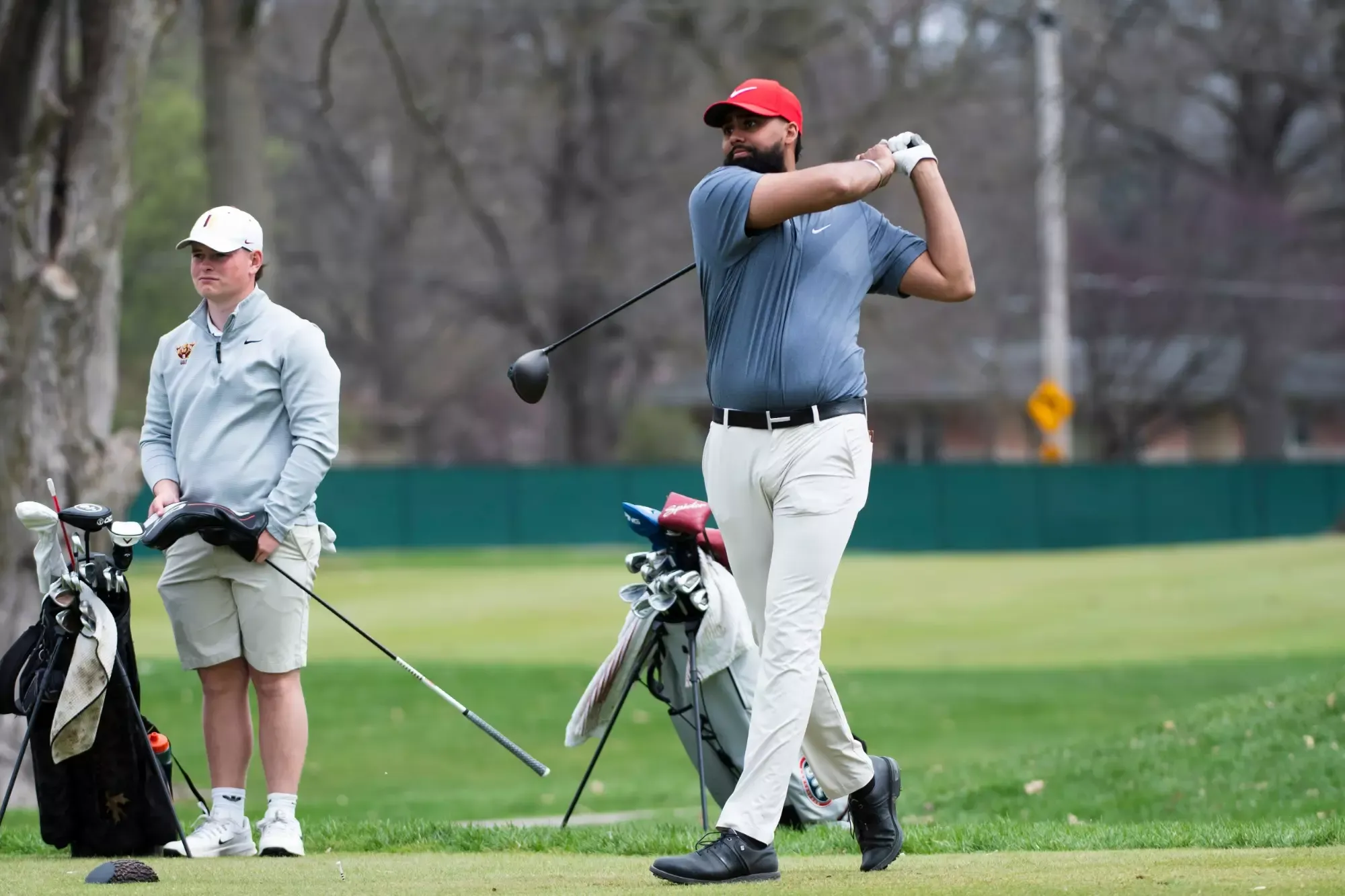 Bavake Sihota after his drive 