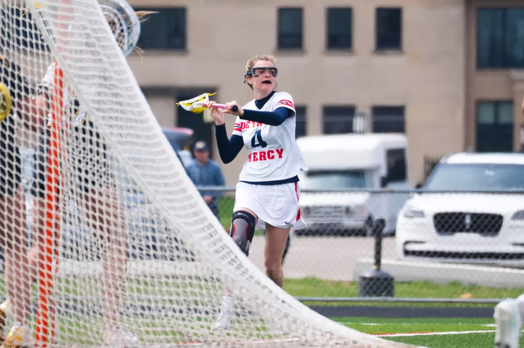 Brianna Nedwick looks to pass 