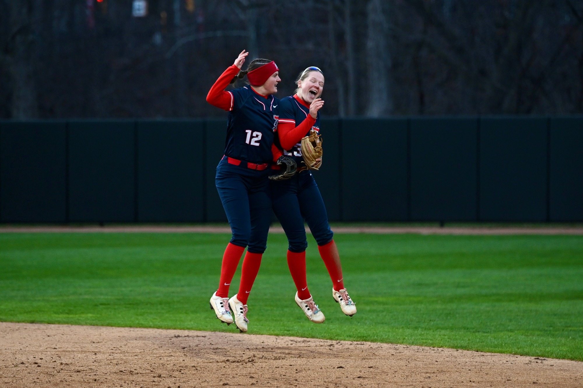 Natalie Babcock Celebrates Beating Michigan State