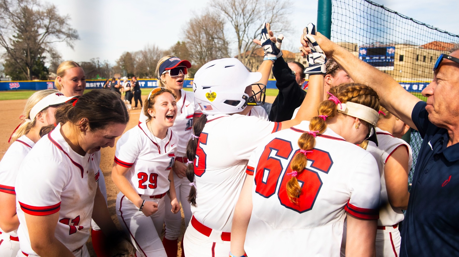 Team Celebration in dugout