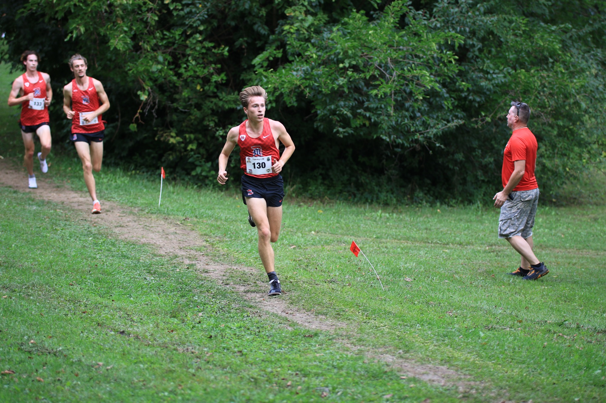 Colin Murray at the Tommy Titan vs W The Warrior Cross Country Classic