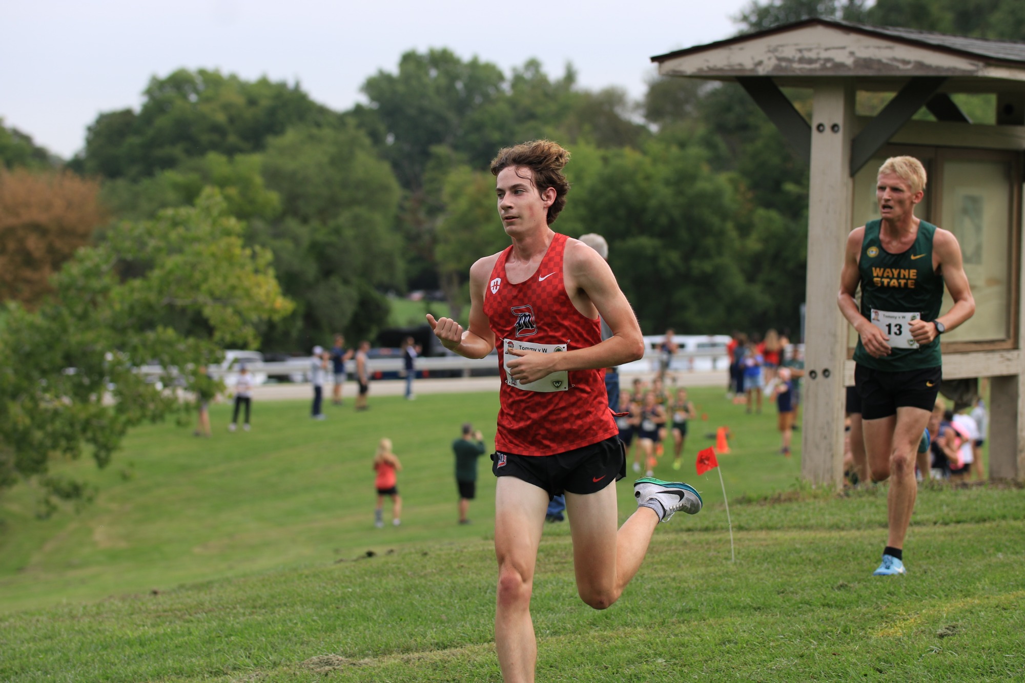 Christopher Russelburg at the Tommy Titan vs W The Warrior Cross Country Classic