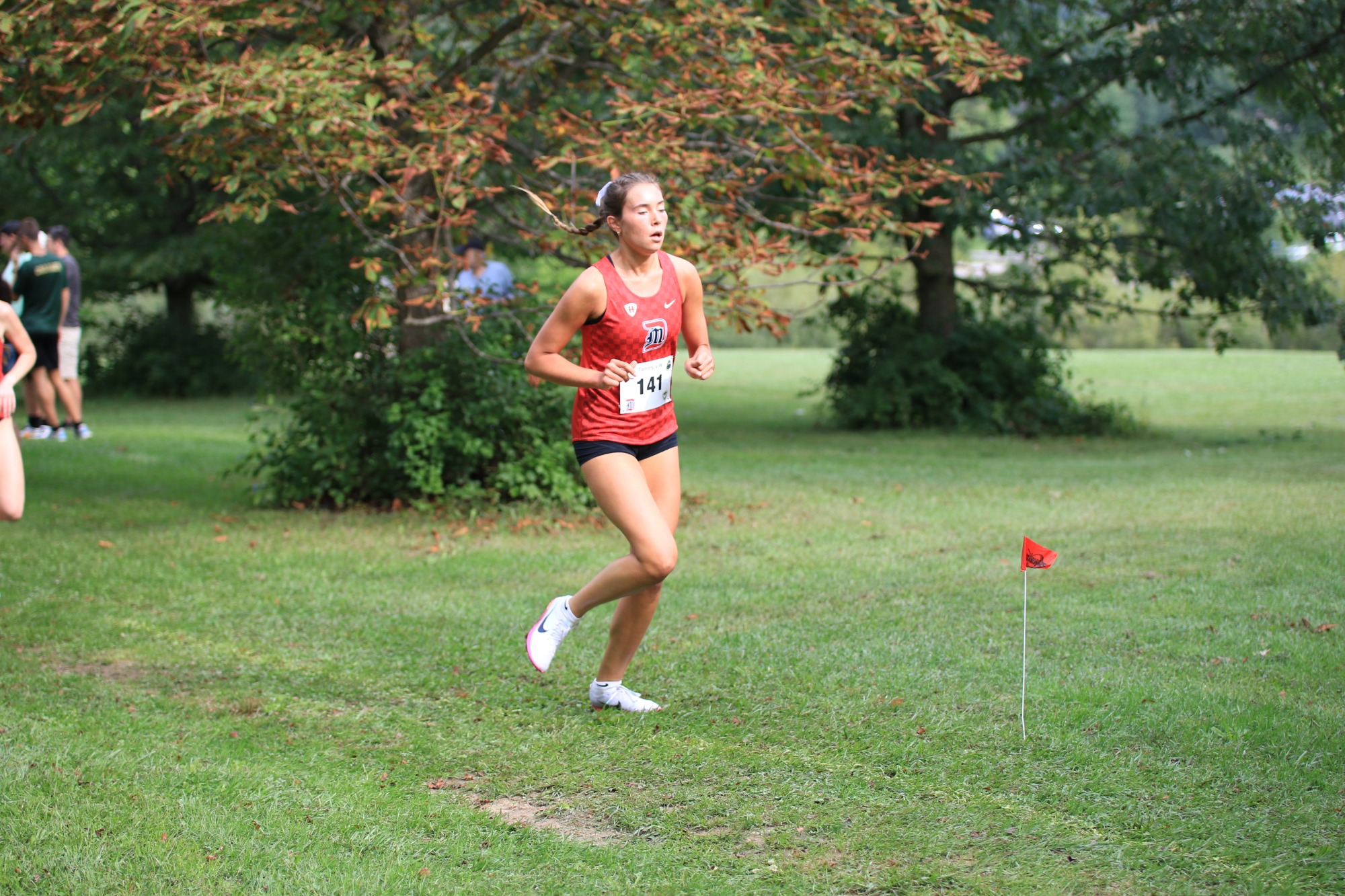 Anna Kujansuu at the Tommy Titan vs W The Warrior Cross Country Classic
