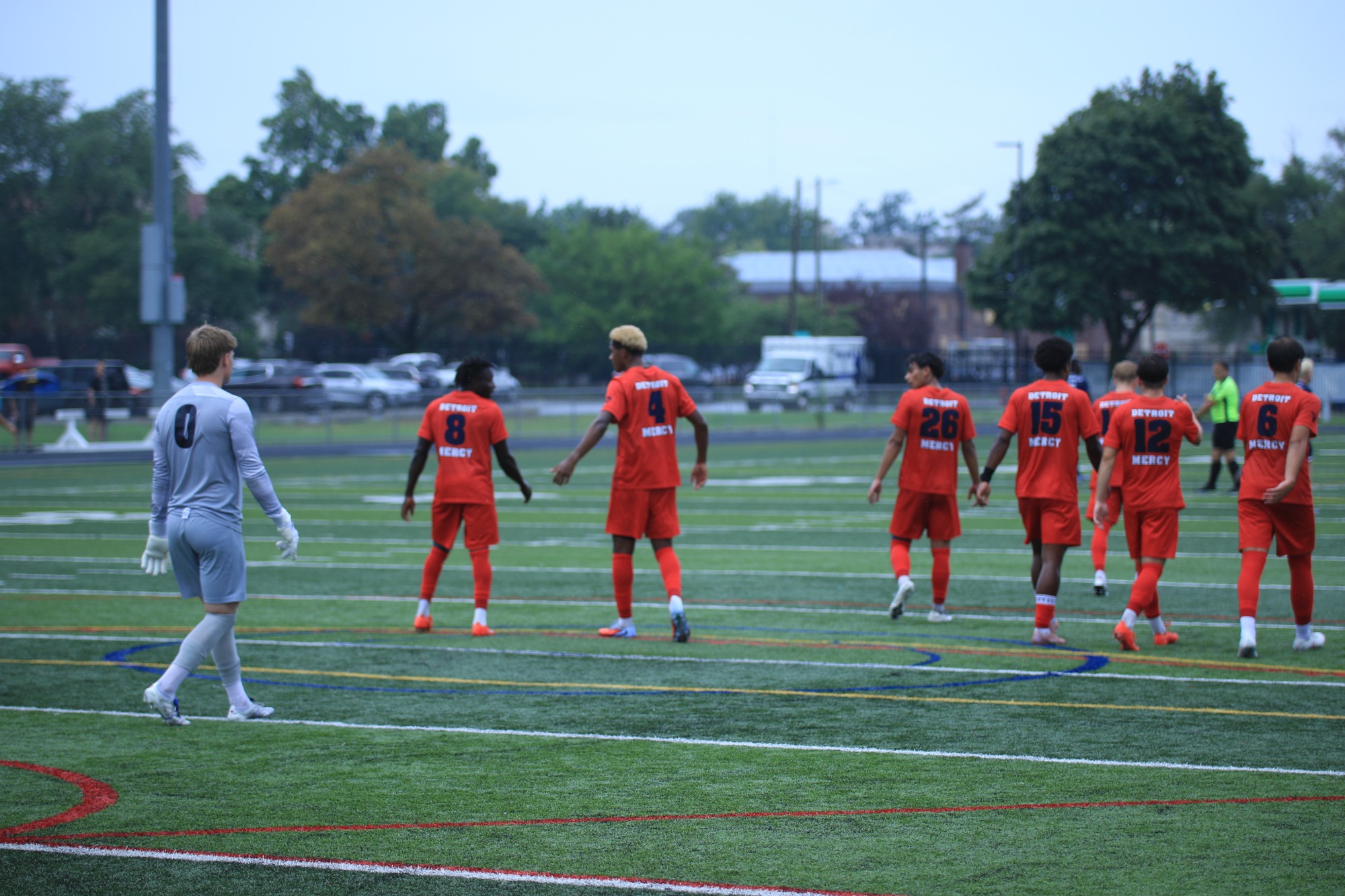The Titans head to midfield