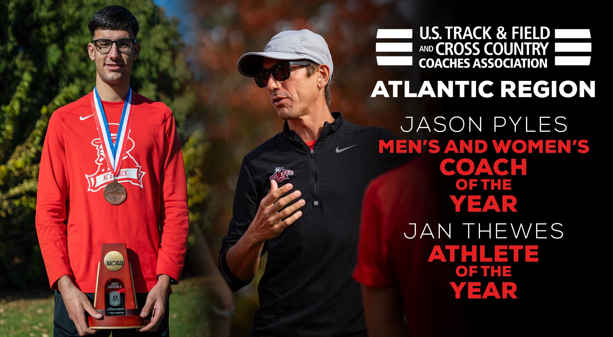 Jan Thewes Athlete of the Year, Jason Pyles Coach of the Year graphic