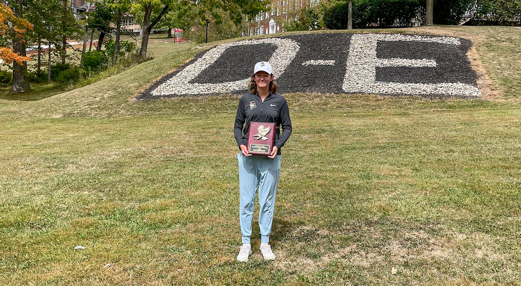 Marina Saviceva-Noti with her championship trophy