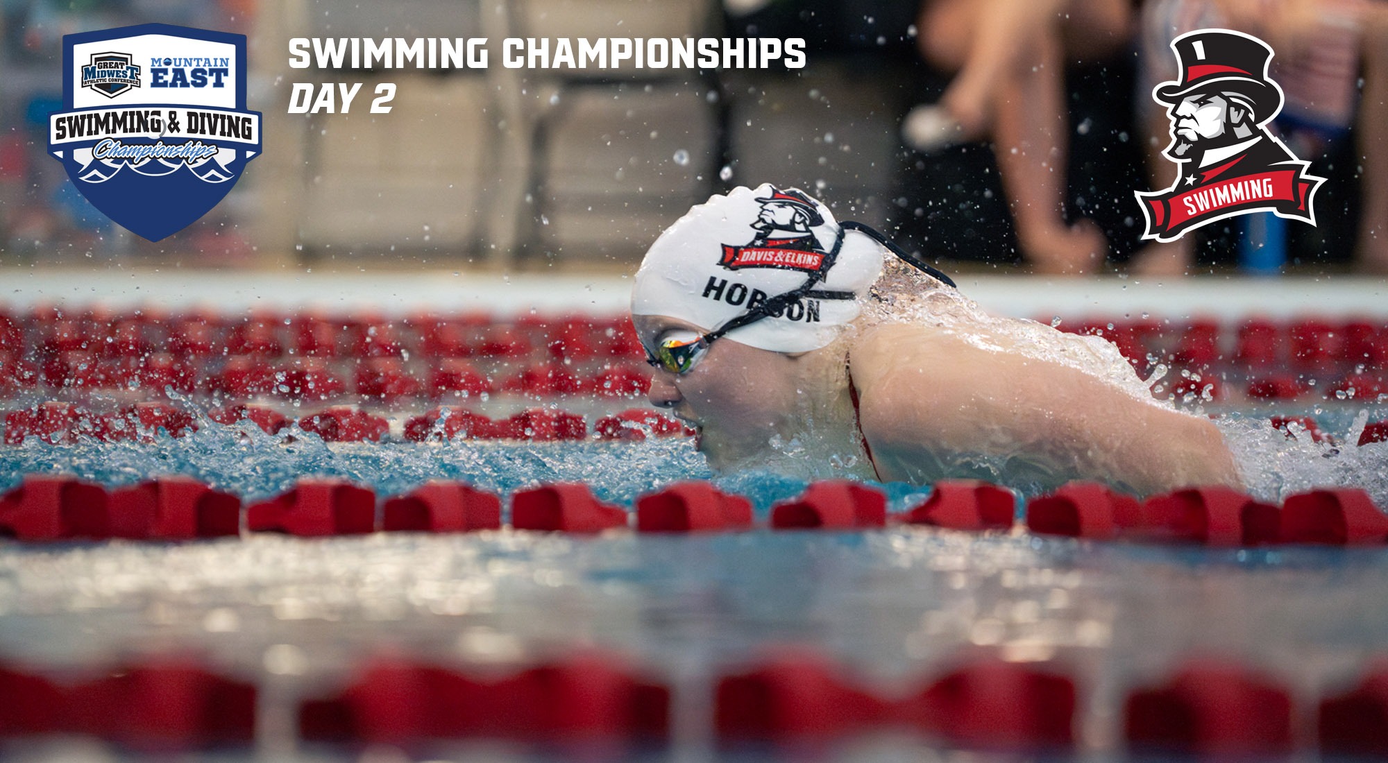 Julianne Hobson Day 2 2025 MEC Swim Championships Graphic