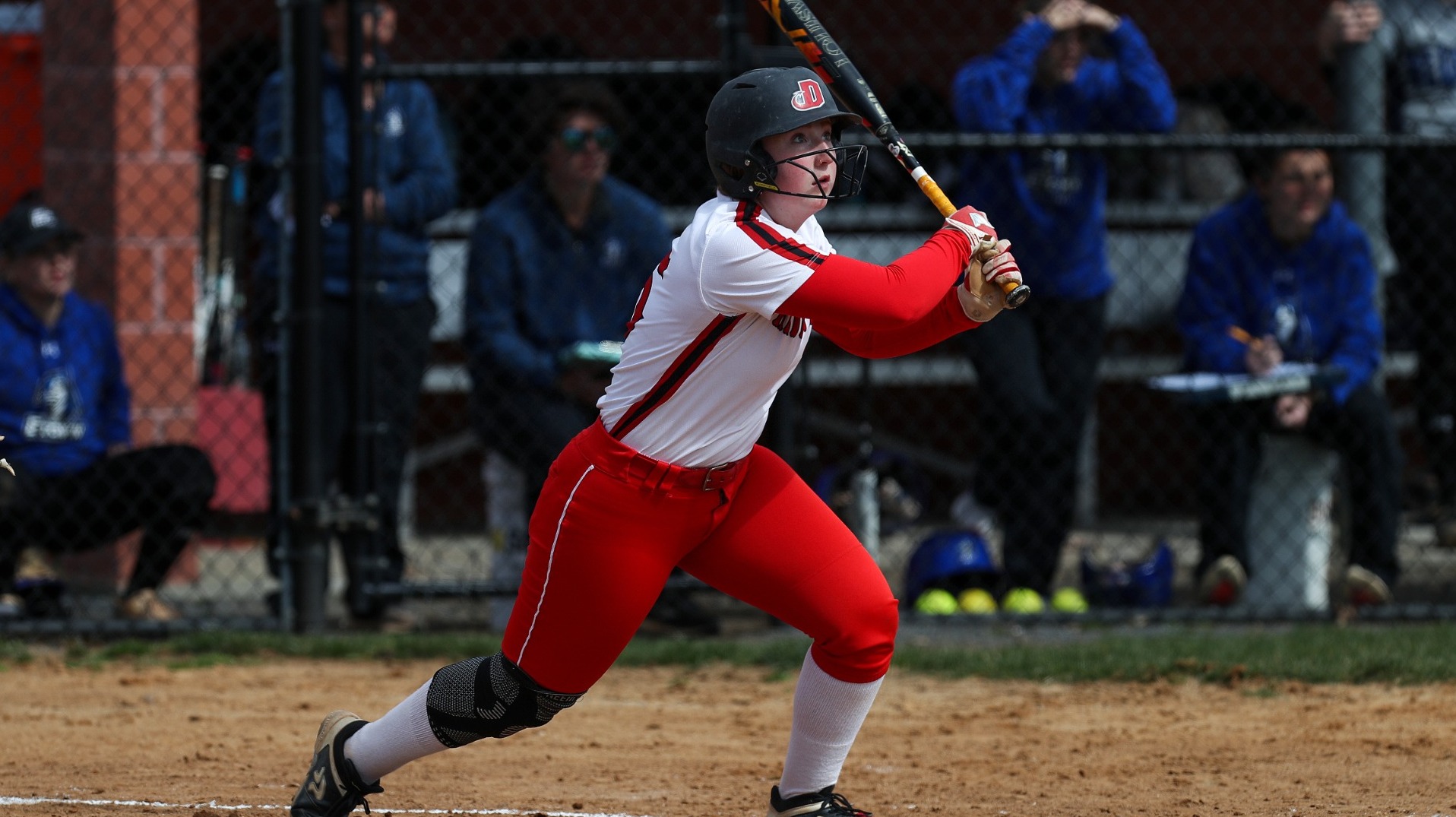 Eden Blanker at-bat against Elizabethtown College on 3-28-23