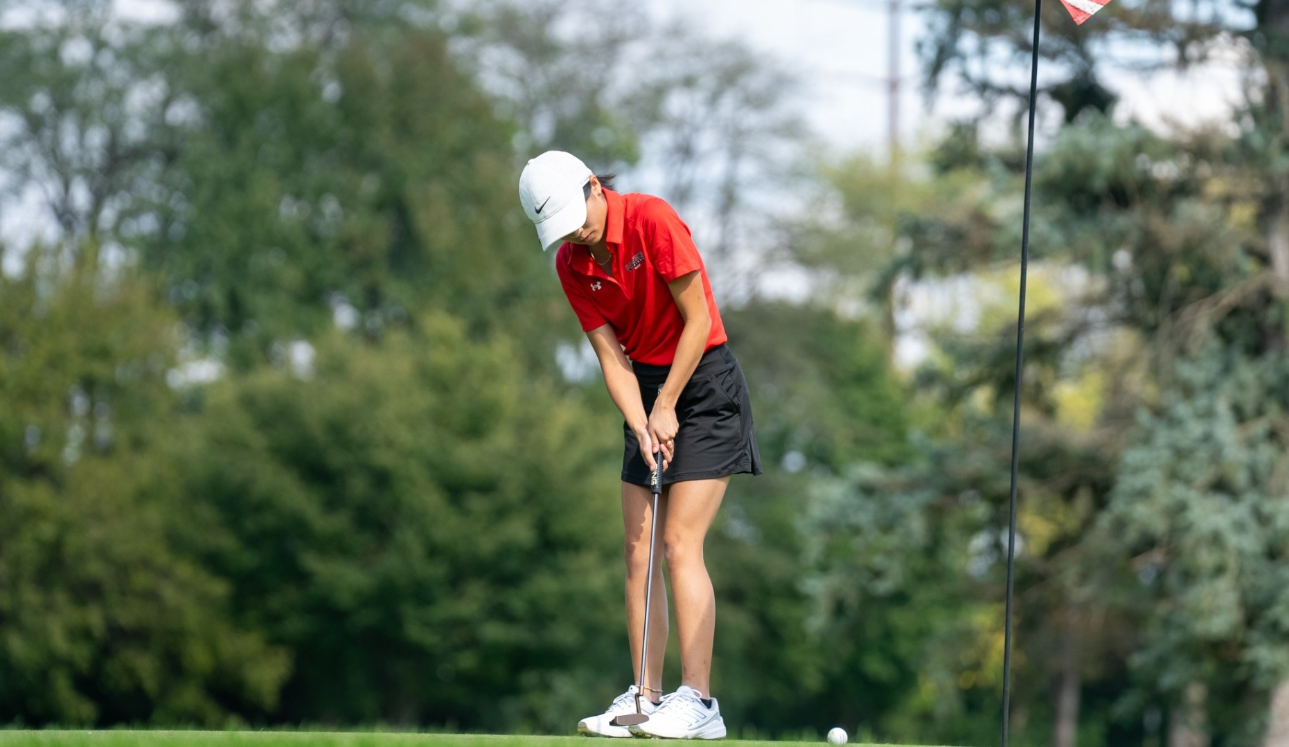 Women's golfer during the Dickinson Fall Invitational on 10-7-24