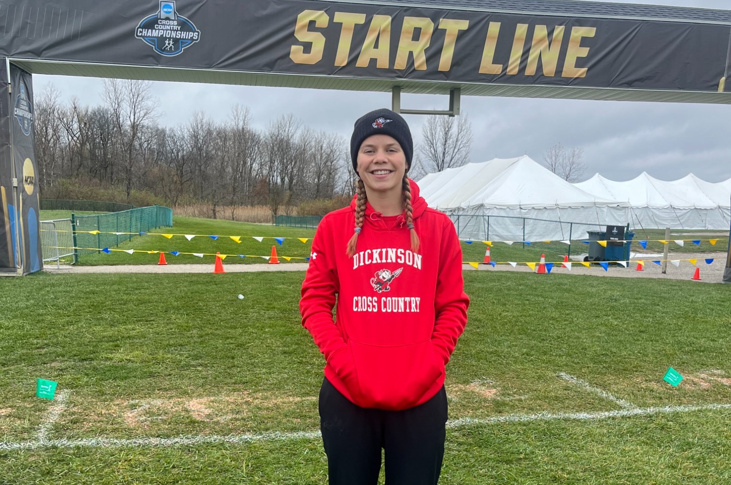 Maddie Garber at the NCAA Cross Country Championship on 11-22-24