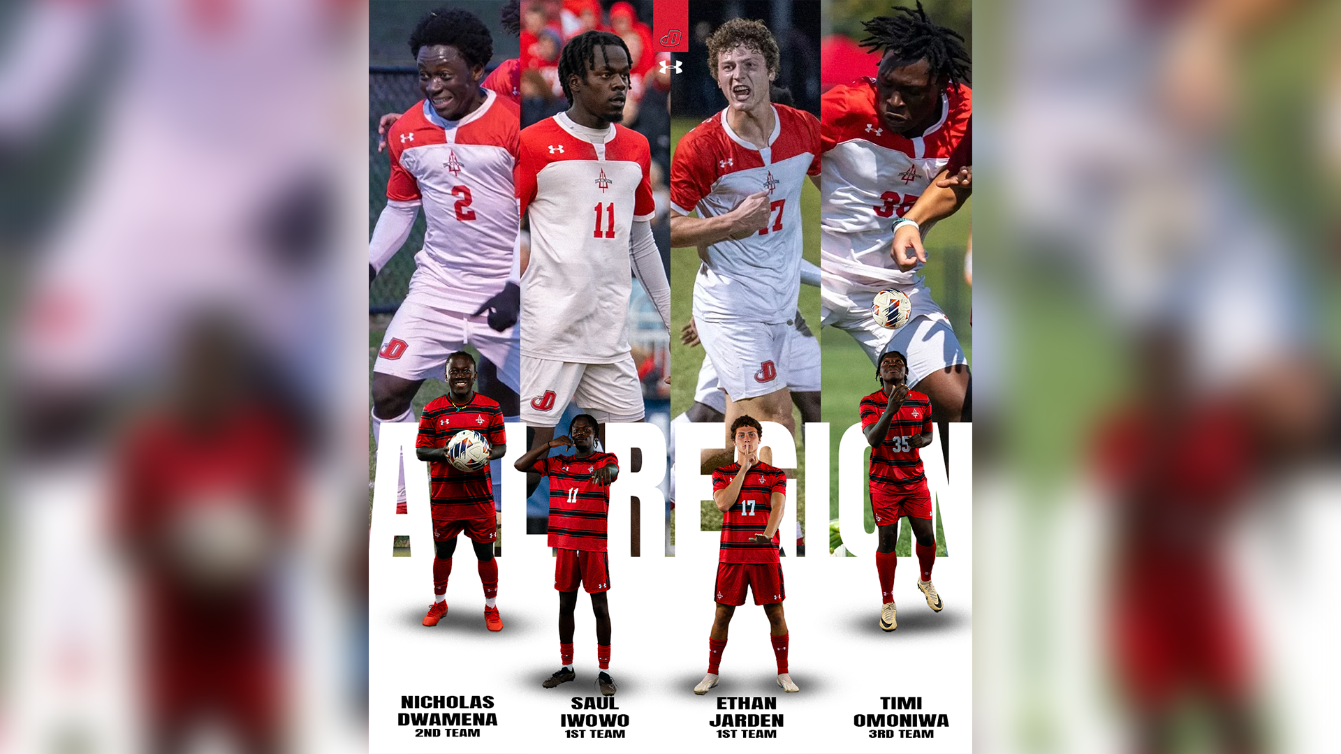 Men's Soccer All-Region selections story 12-3-24