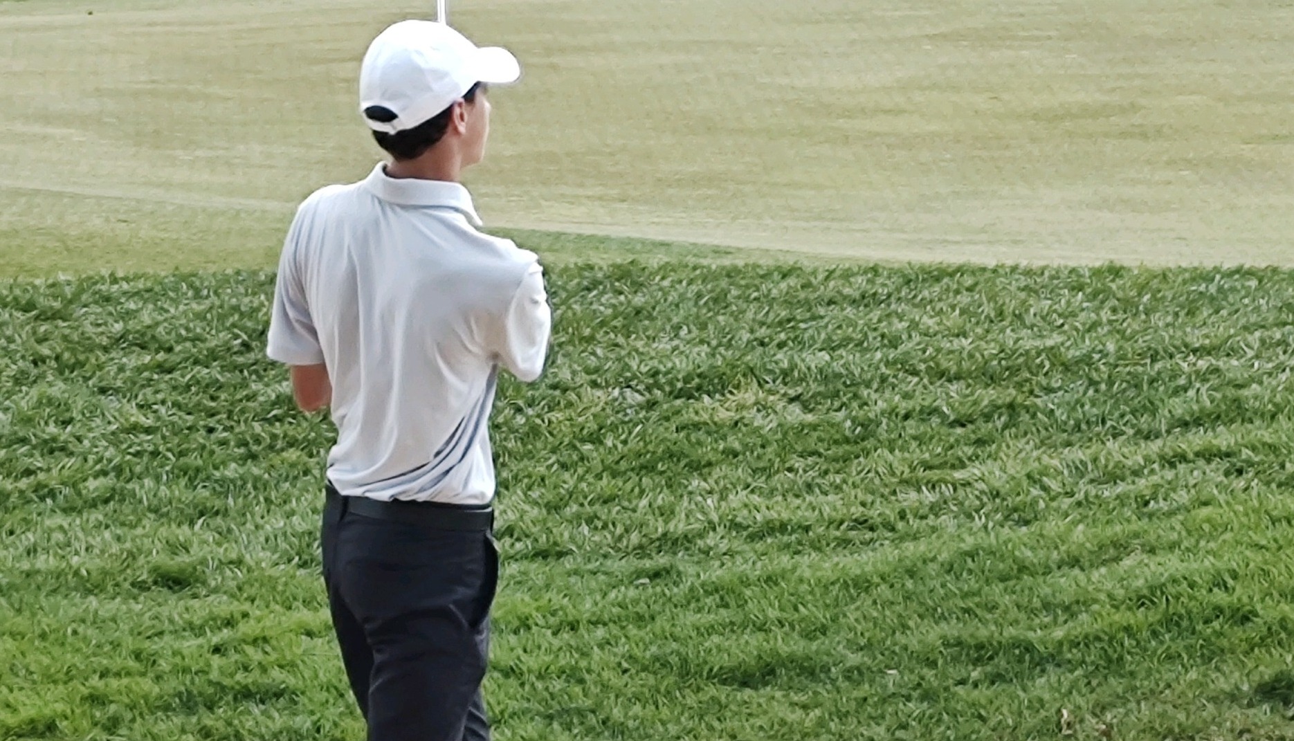 Sam Sieminski from the bunker at the F&M Spring Invite on 4-15-24