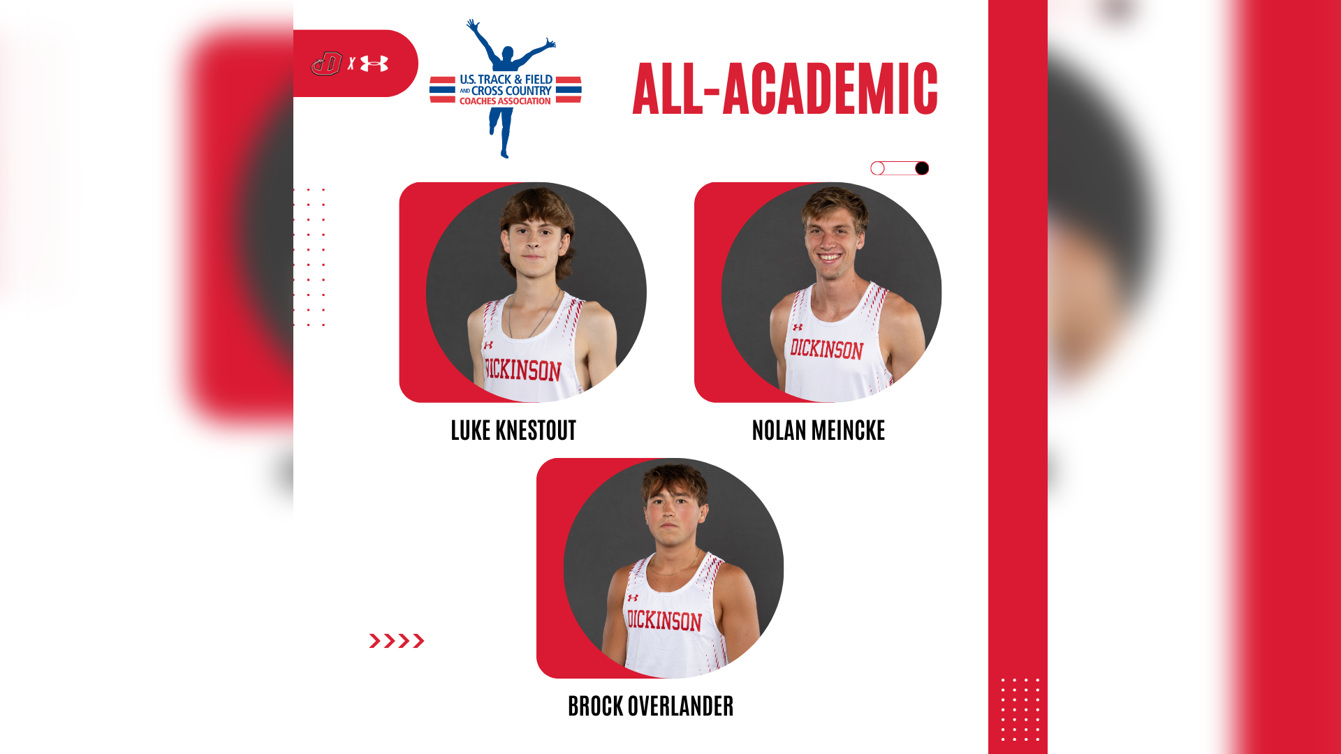USTFCCCA All-Academic Team selections for men's cross country 1-30-25