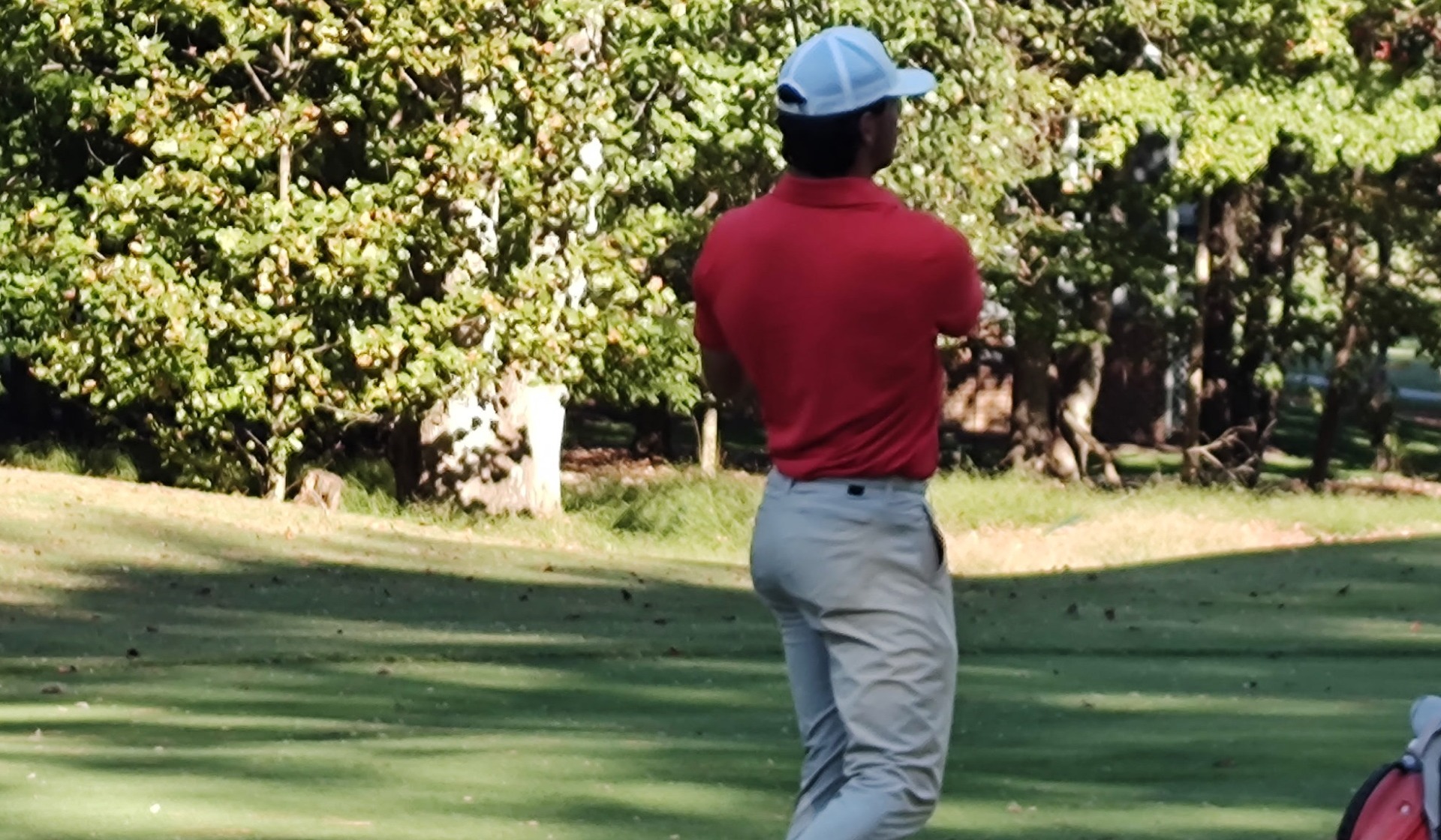 Collin McMahon-Shea during the practice round at The Melee on 10-18-25